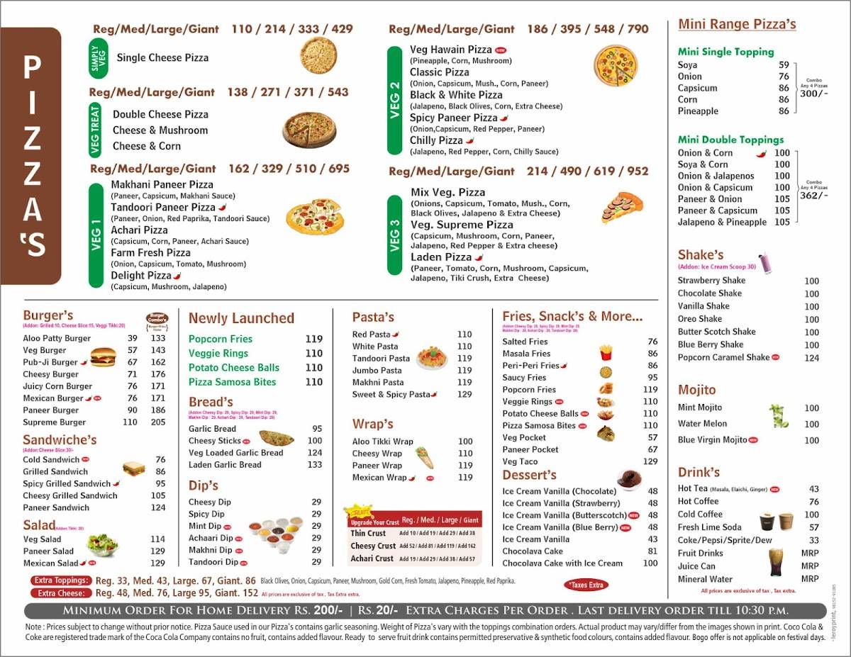 Hungry Point - Tanda menu