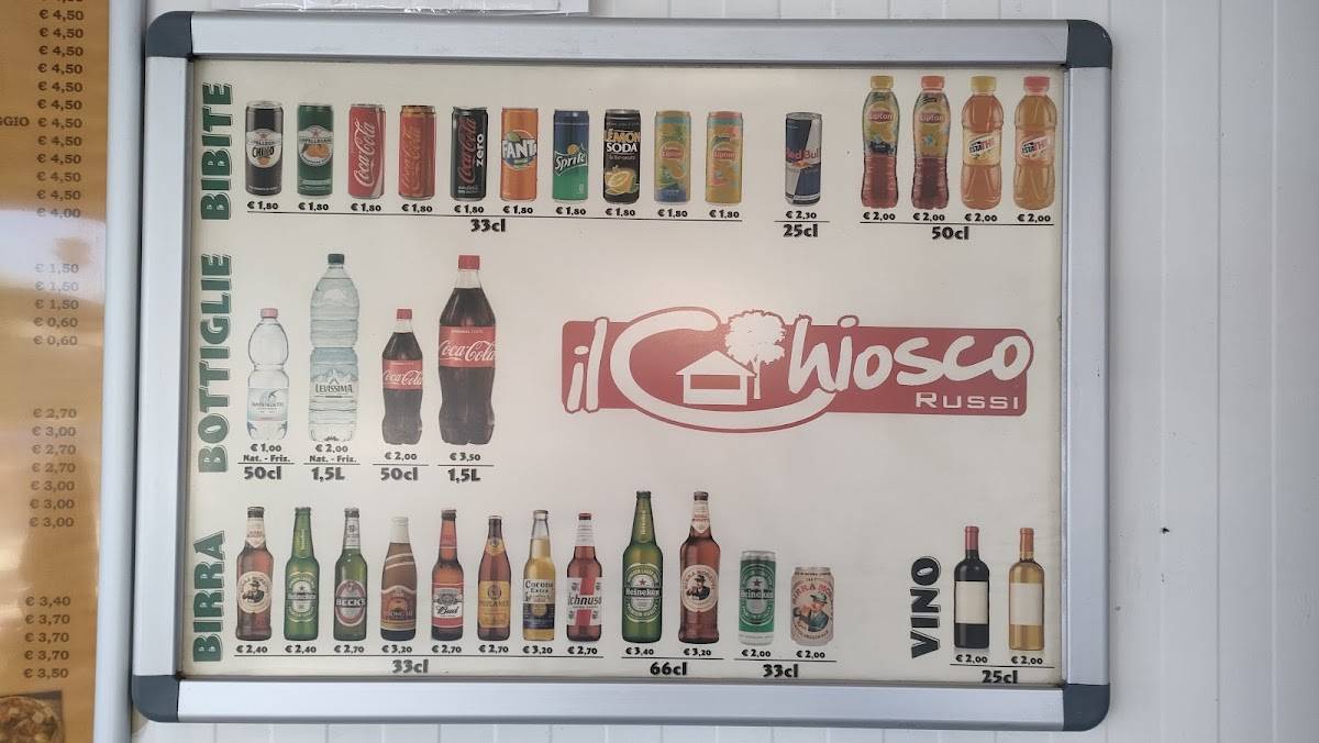 Menu di Il Chiosco 