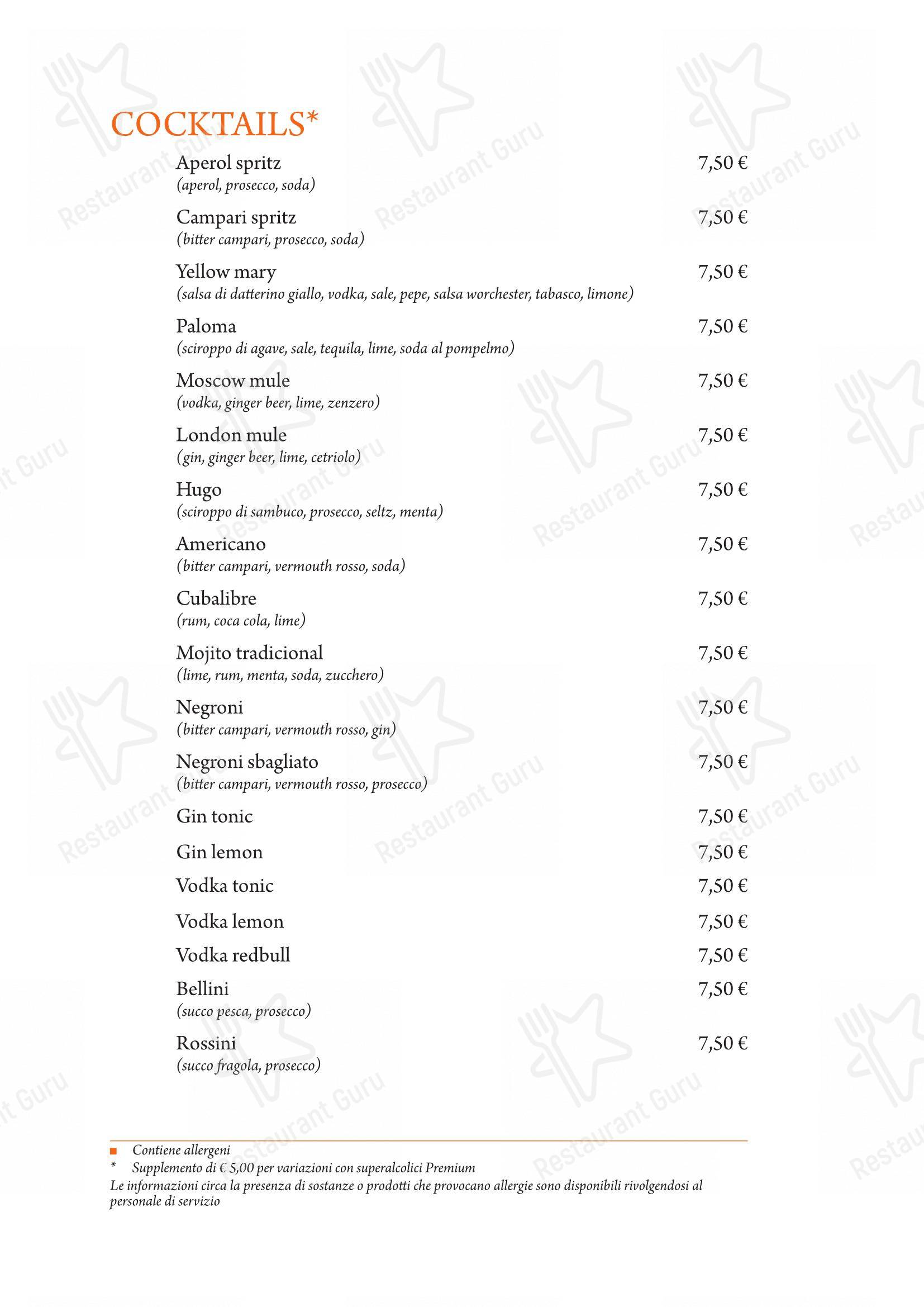 菜单 per Il Datterino Giallo pizzeria