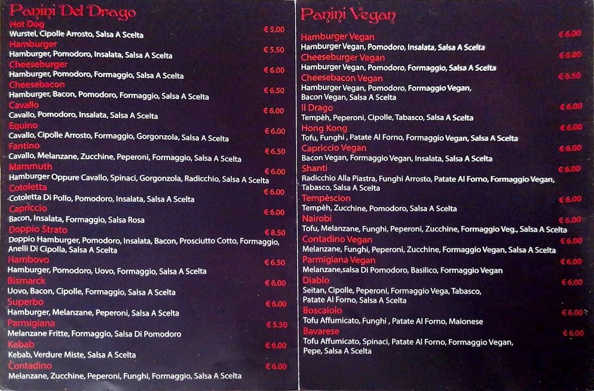 Menu di Il Drago 