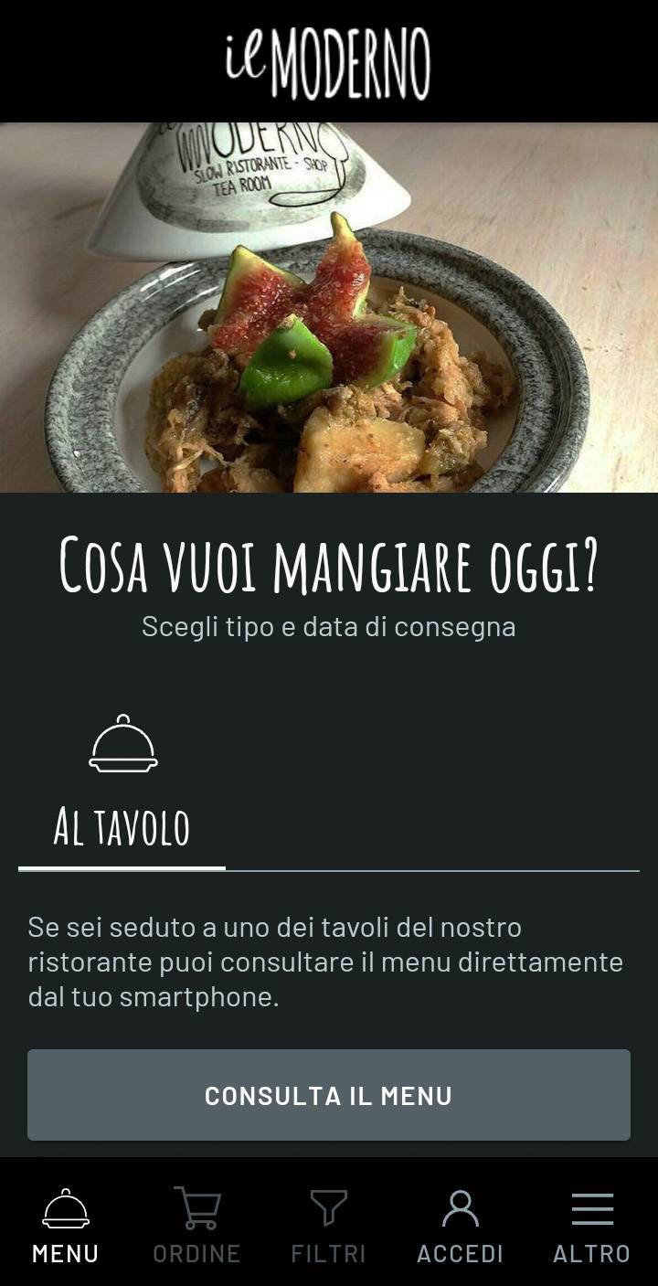 Menu di Il Moderno 