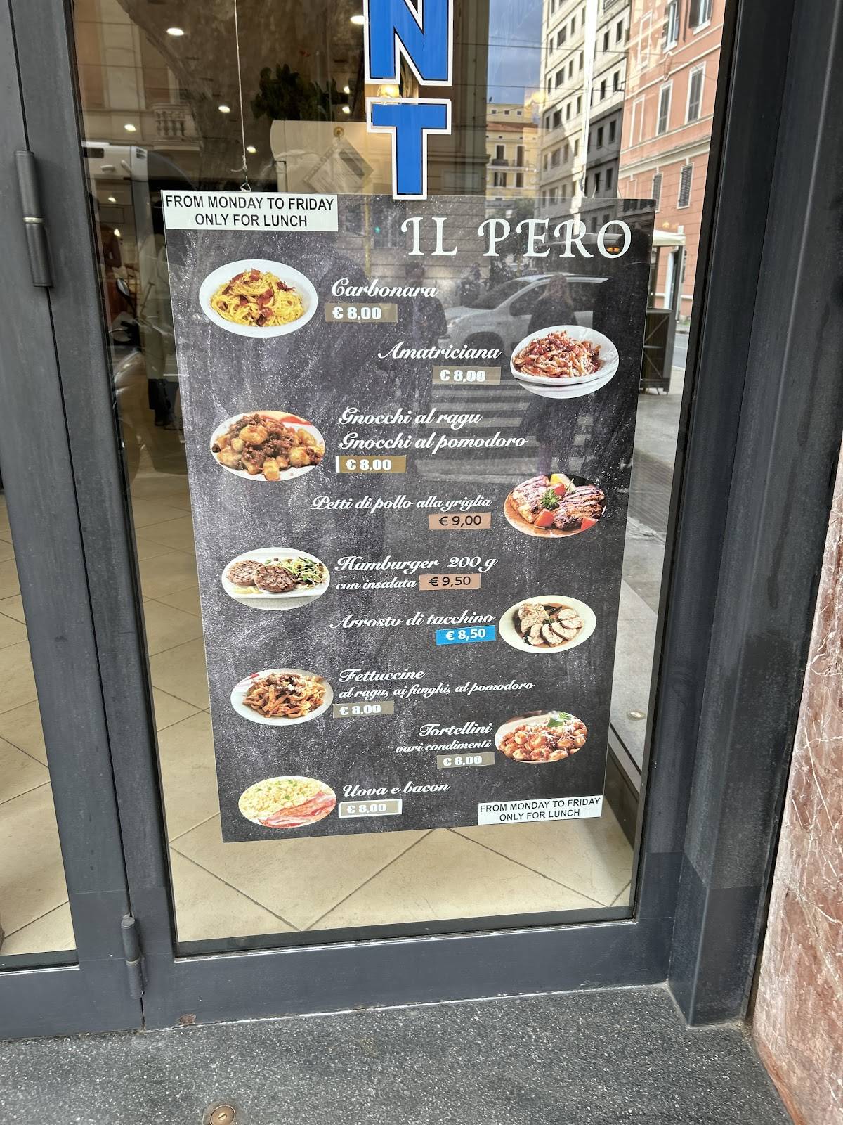 Menu di Il Pero 