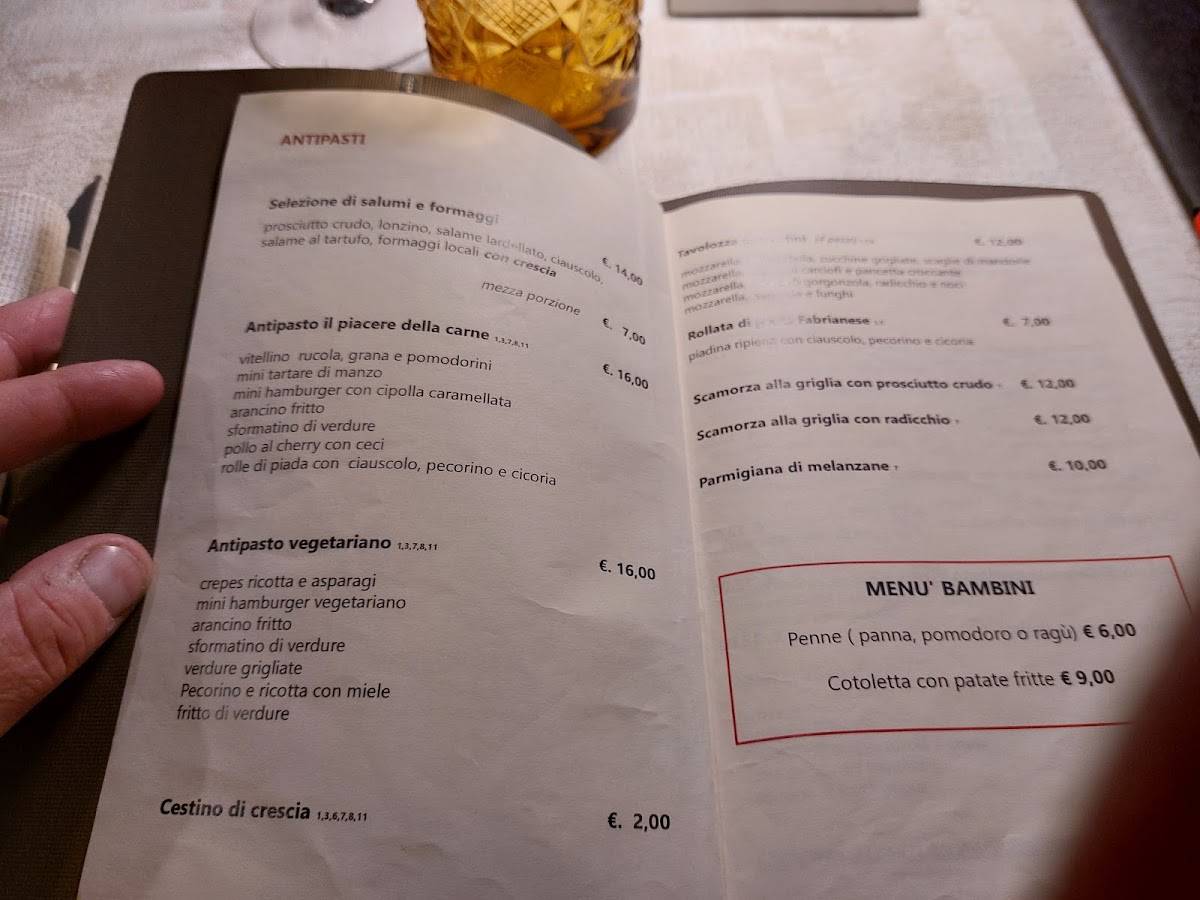 Menu di Il Piacere Della Carne 