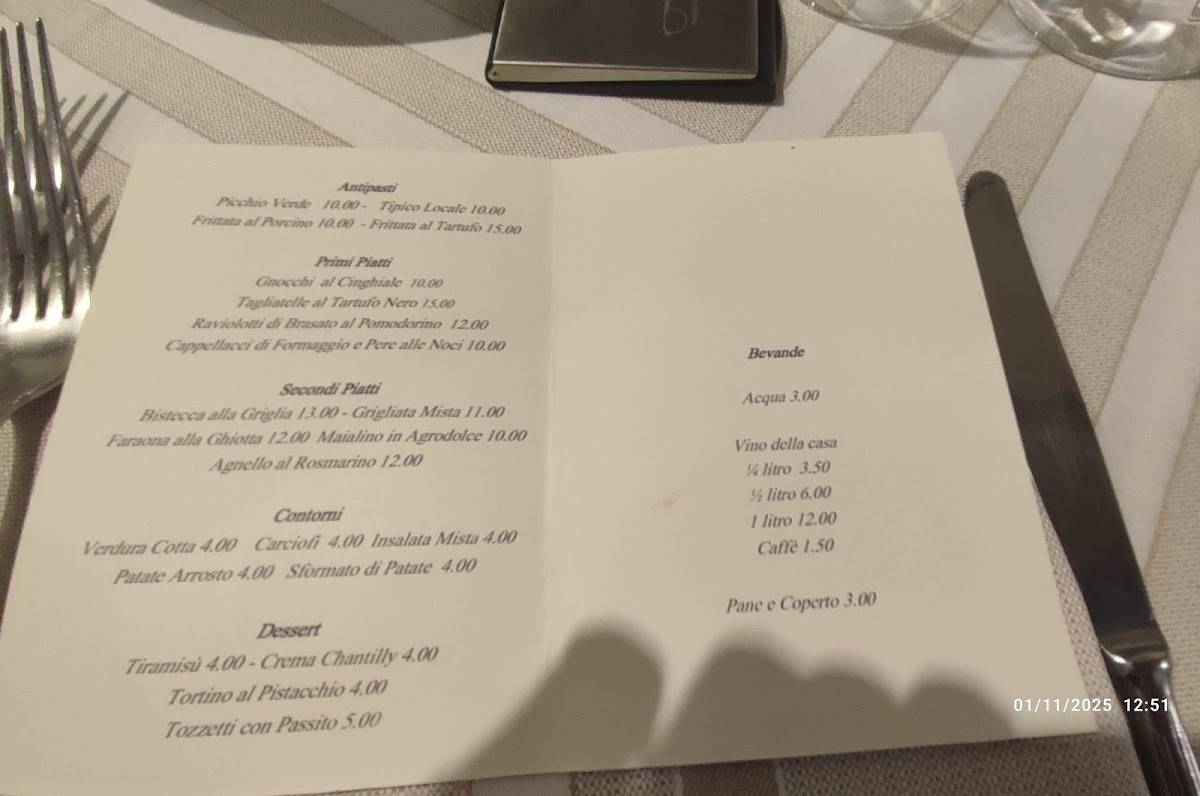 Menu di Il Picchio Verde 