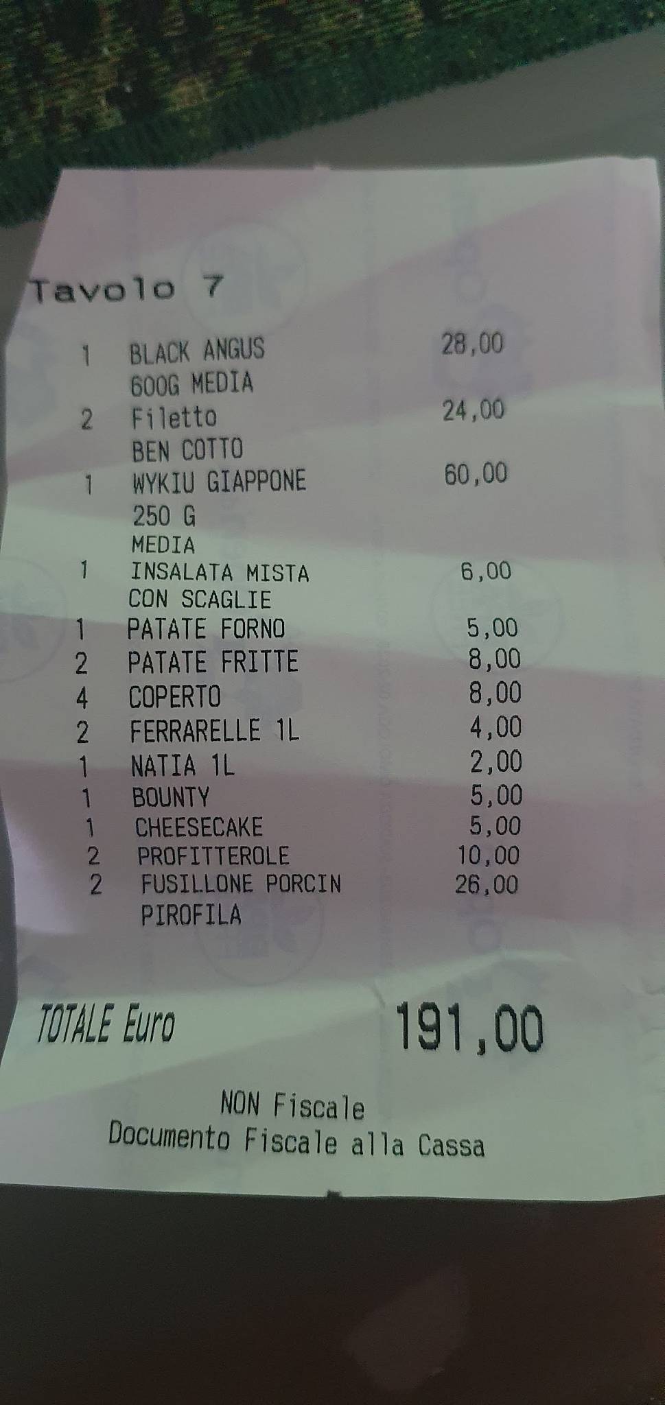 Menu di Il Tagliere - Roccamonfina 