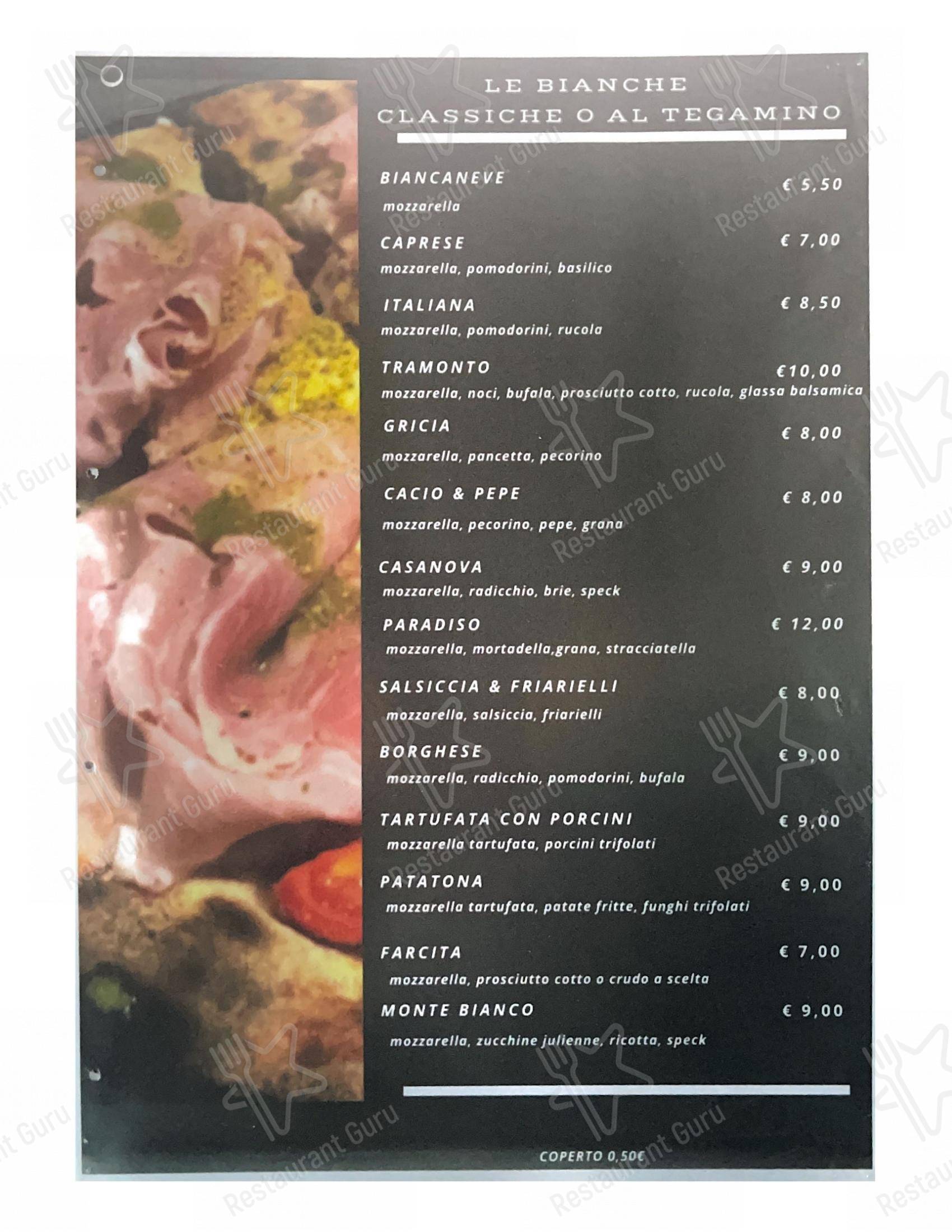 Menu per Inferno Pub pub & bar