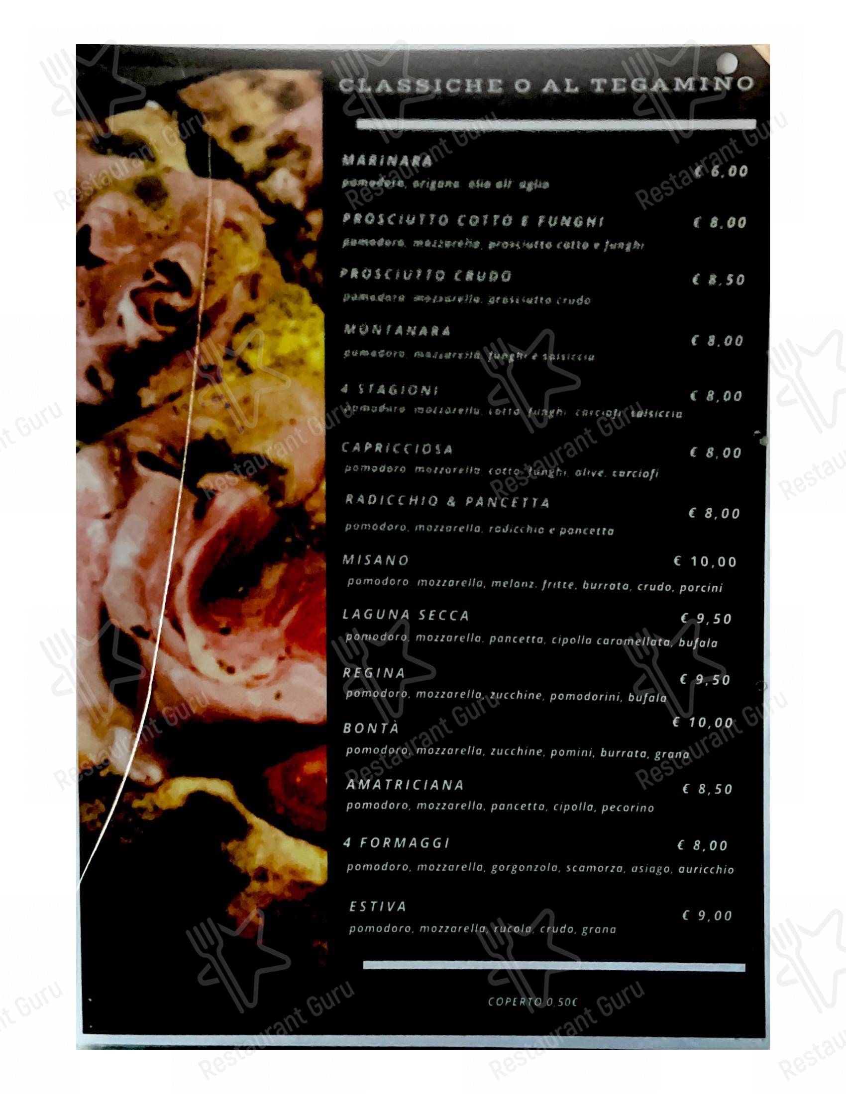 Menu per Inferno Pub pub & bar