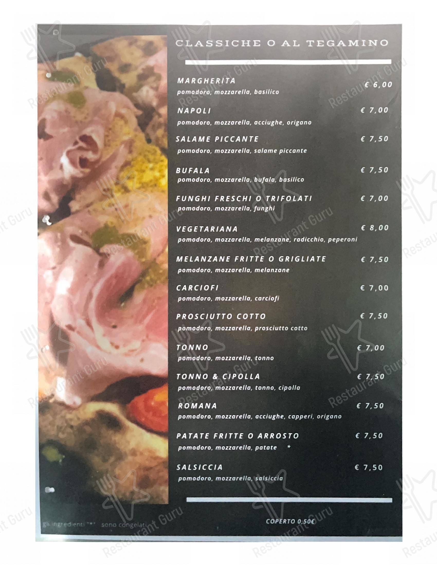 Menu per Inferno Pub pub & bar