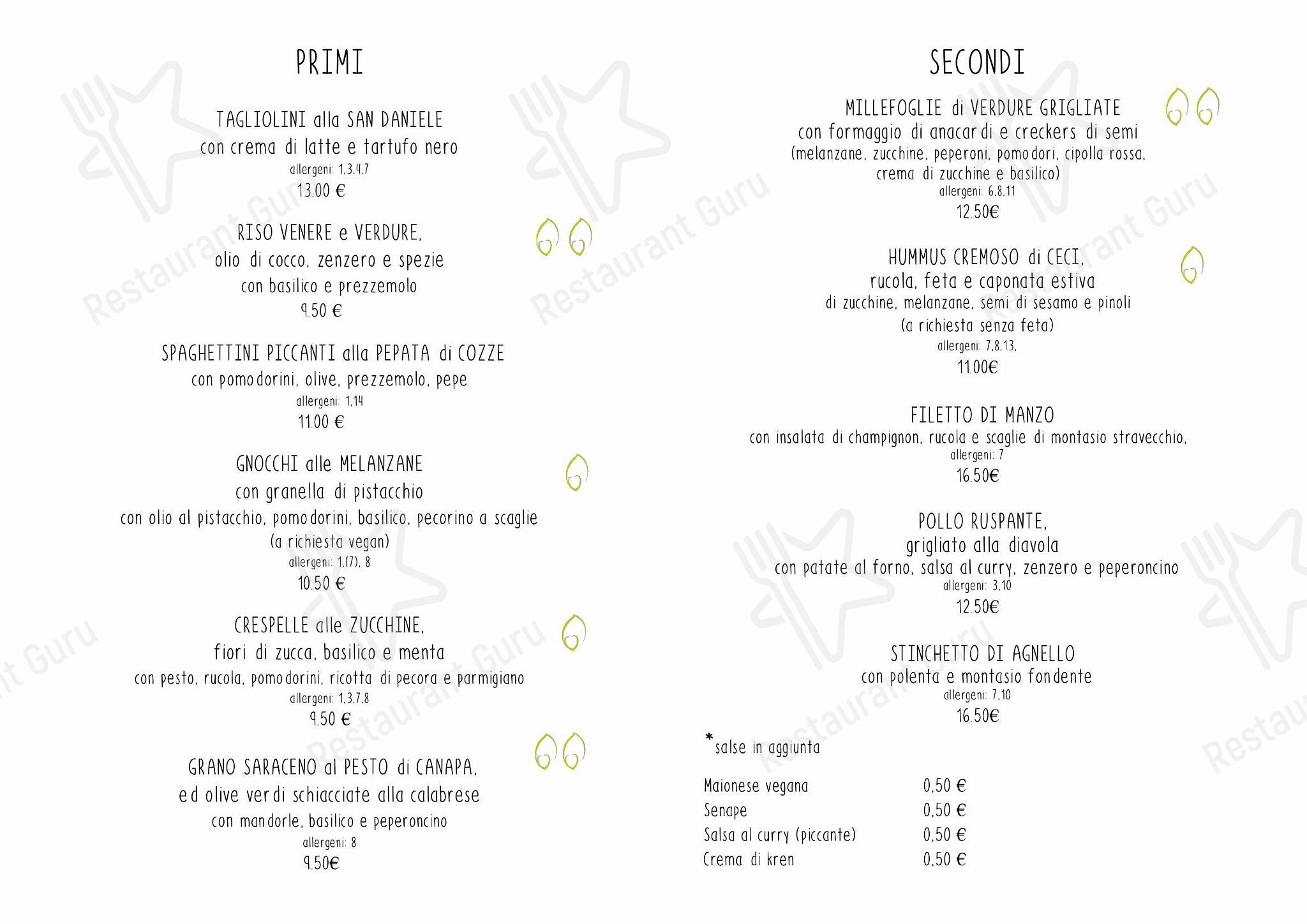 Integraldo in Majano - Vegan Menu