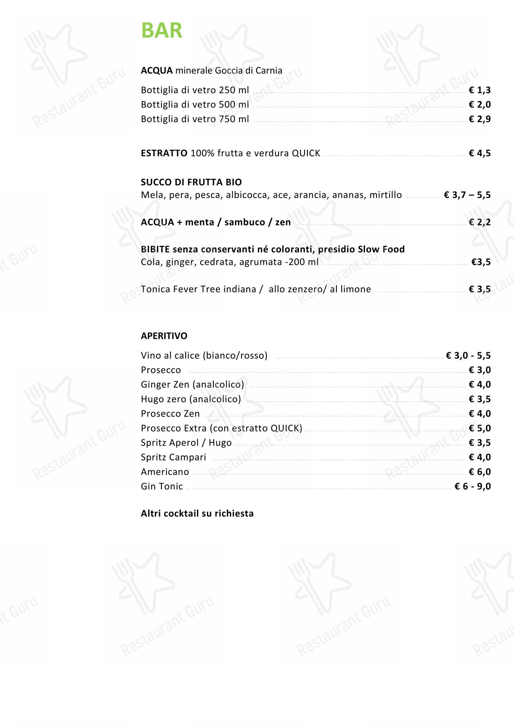 Menu per Integraldo in Majano