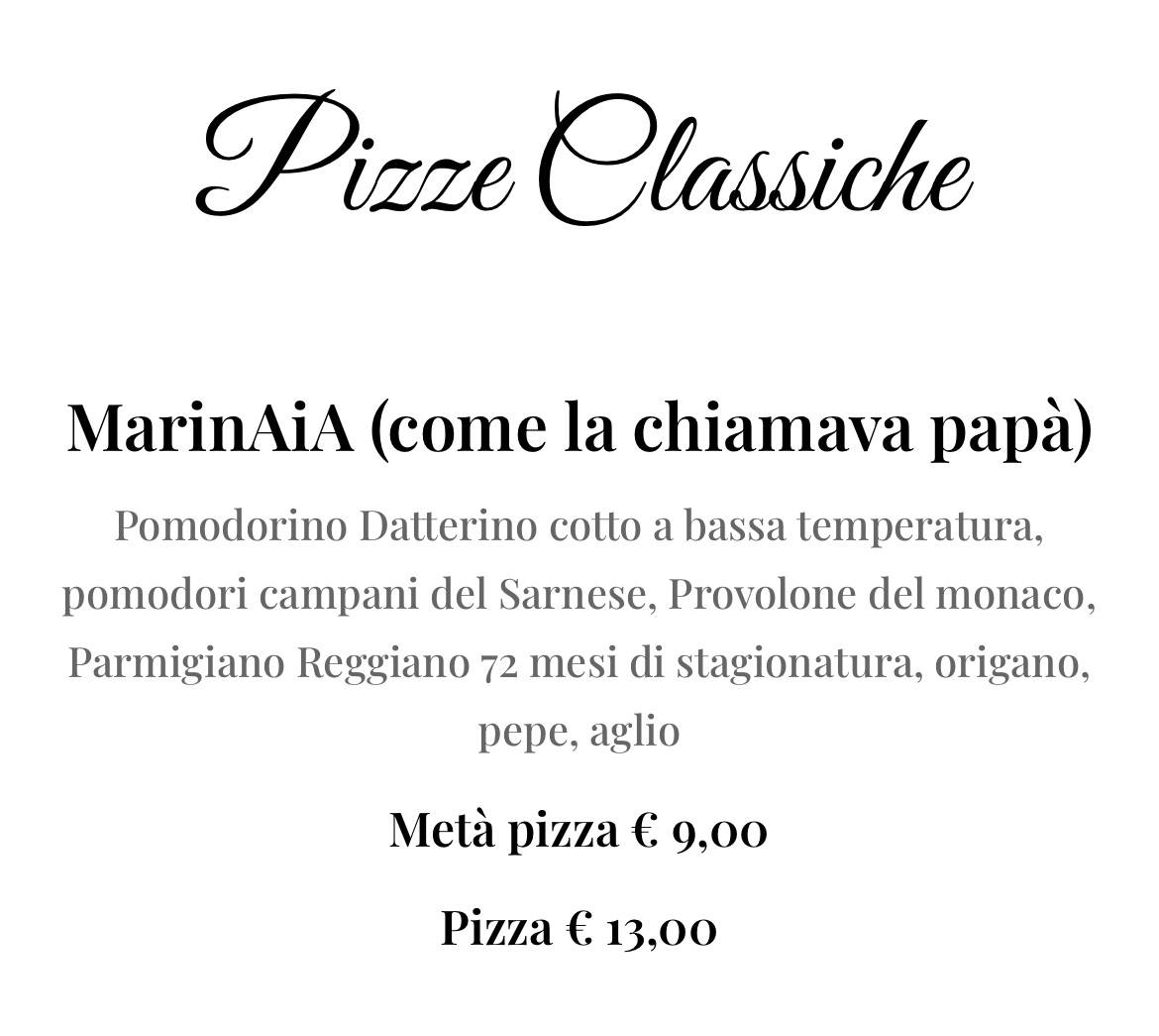 Menu di Isabella De Cham Pizza Fritta Aversa 