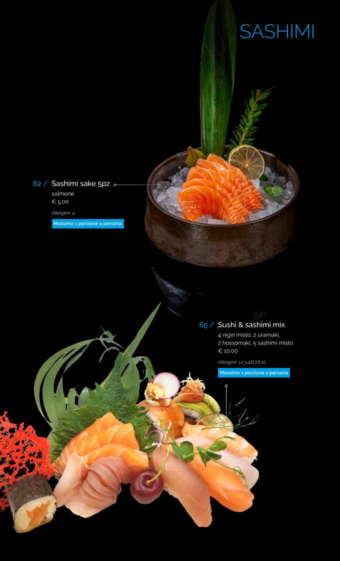 Menu di Issho Asian Fusion Spicchio-sovigliana 