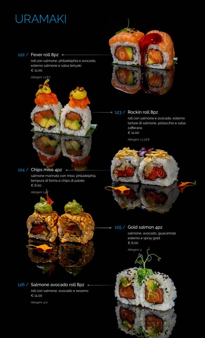 Menu di Issho Asian Fusion Spicchio-sovigliana 