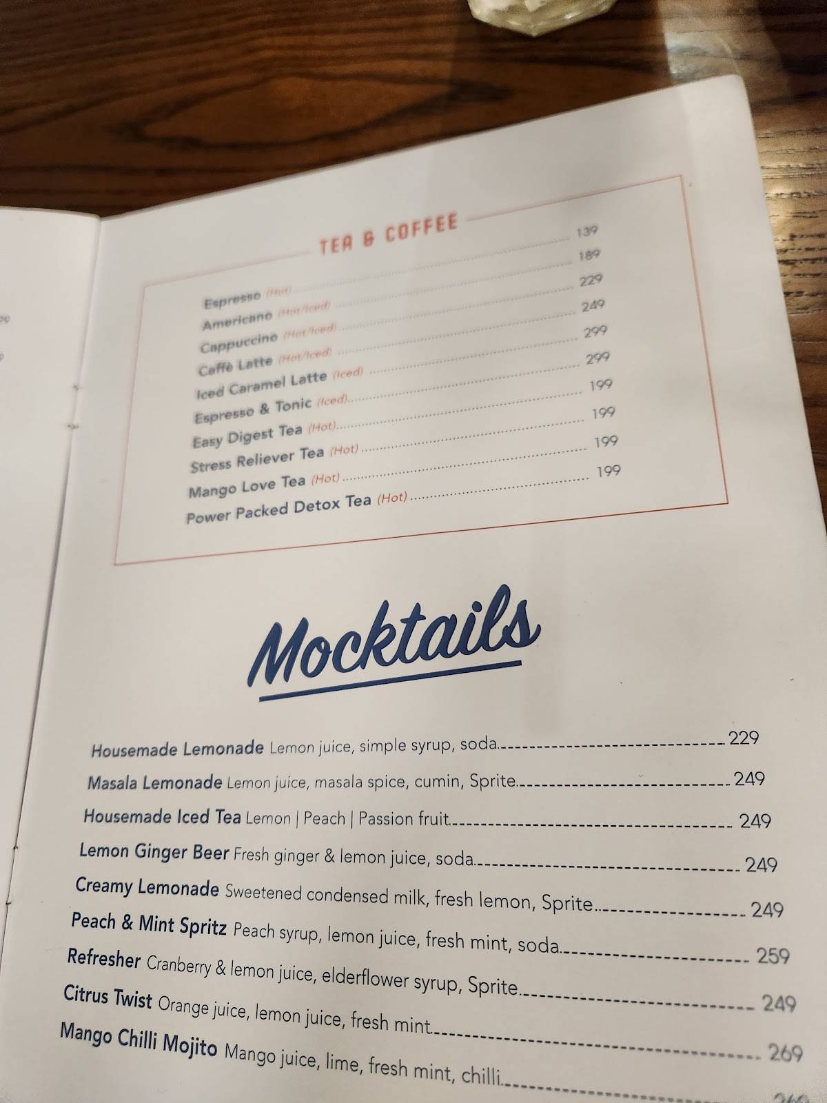 Jamie Oliver's Pizzeria menu