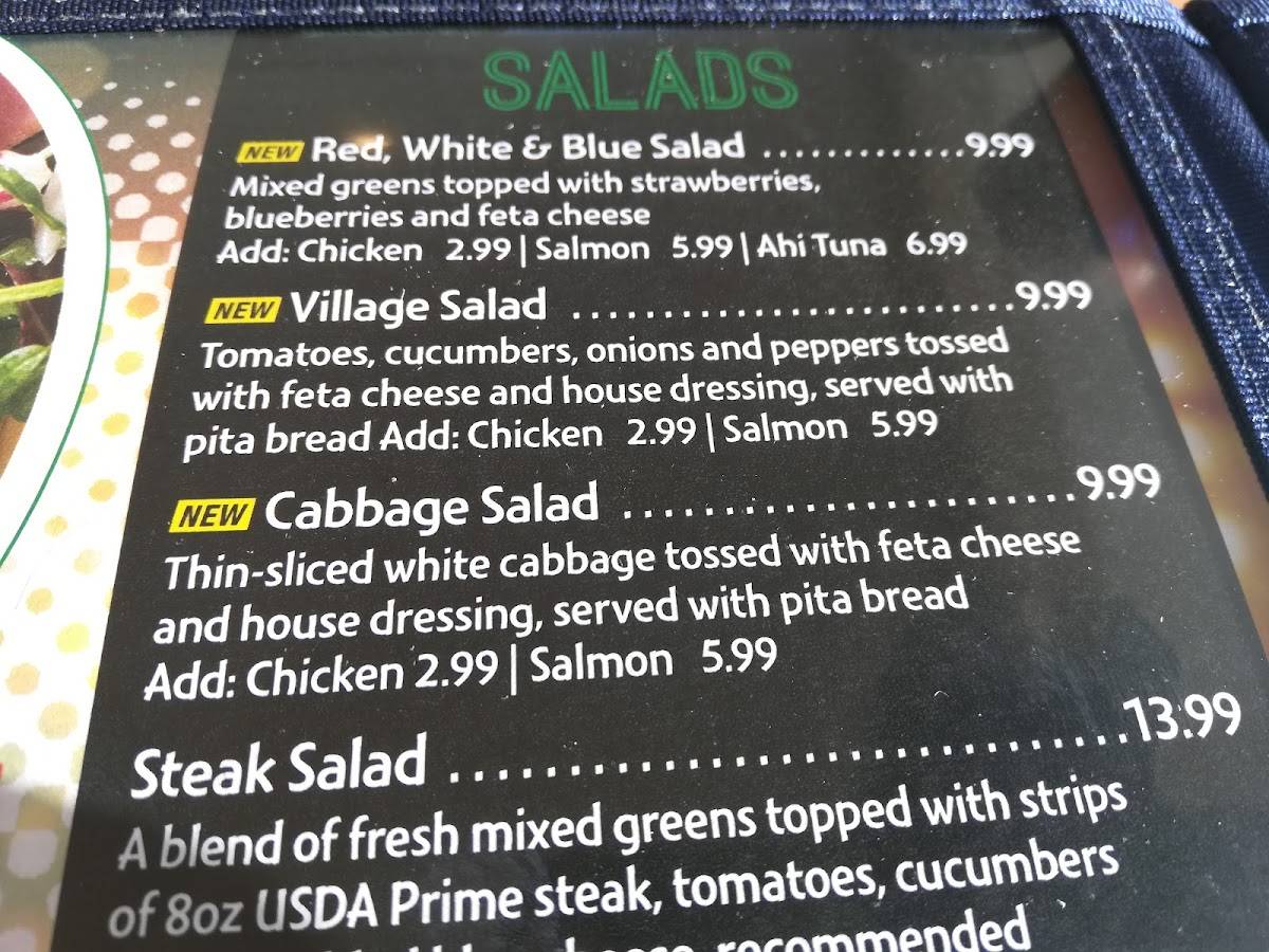 Menu at Johnny's On The Lake Bar & Grill, Belleville
