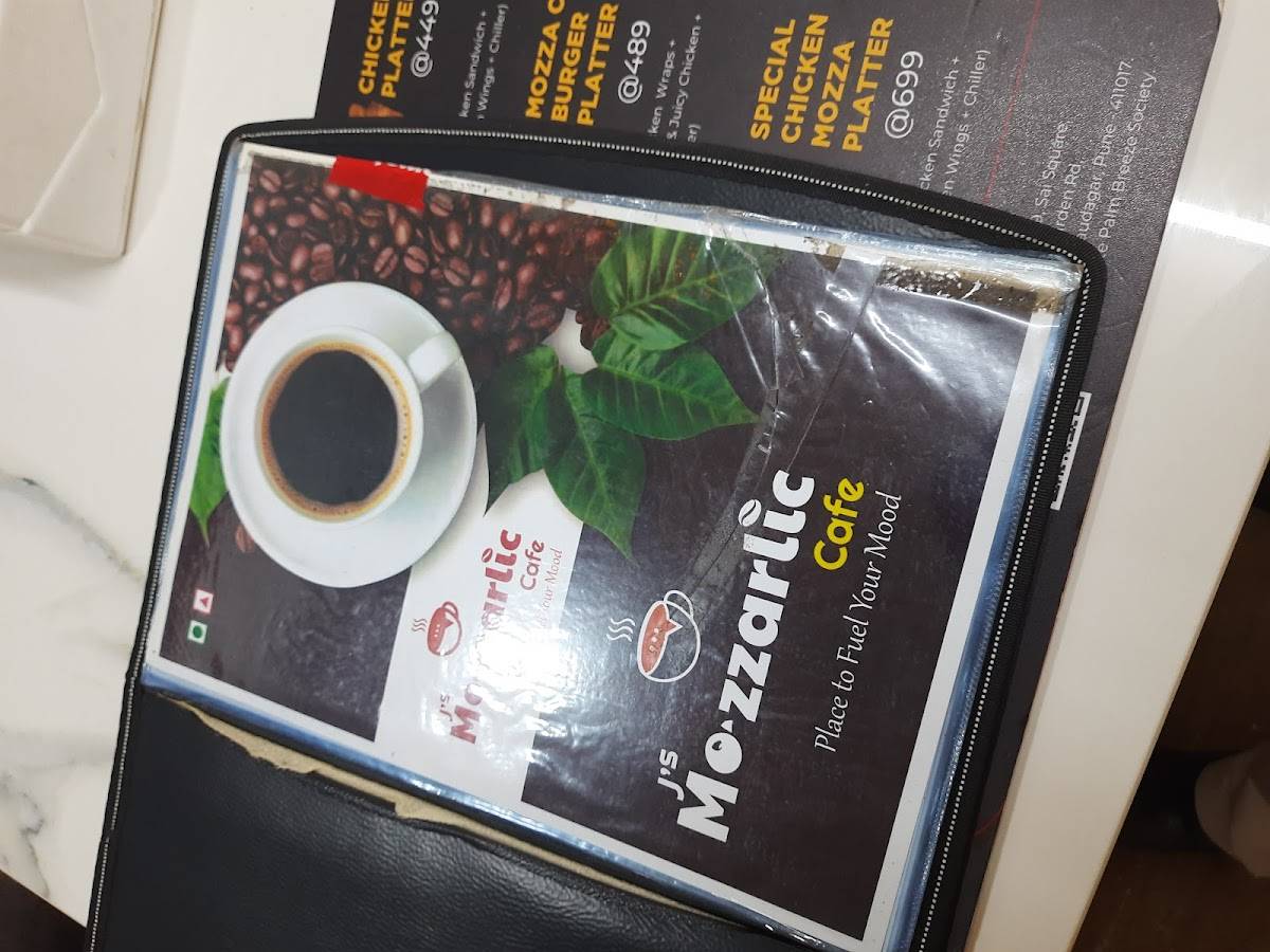 J's Mozzarlic Cafe menu