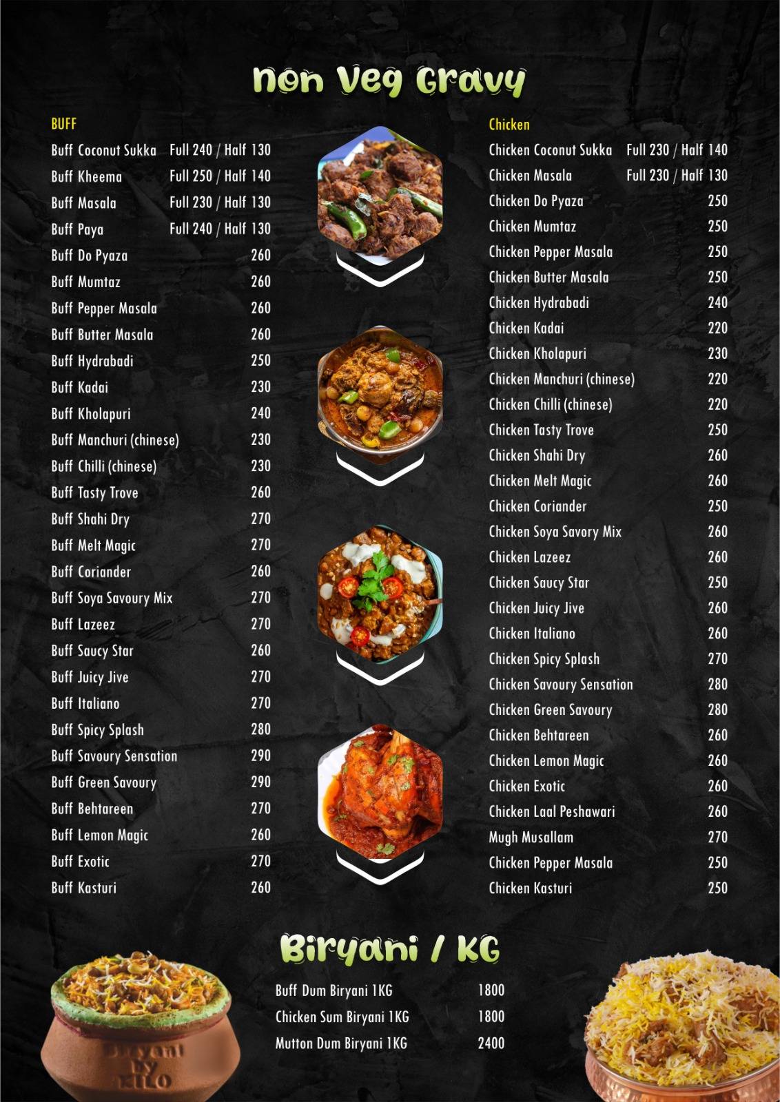 KOOK Best Nonveg Halal Restaurant in Mangalore menu