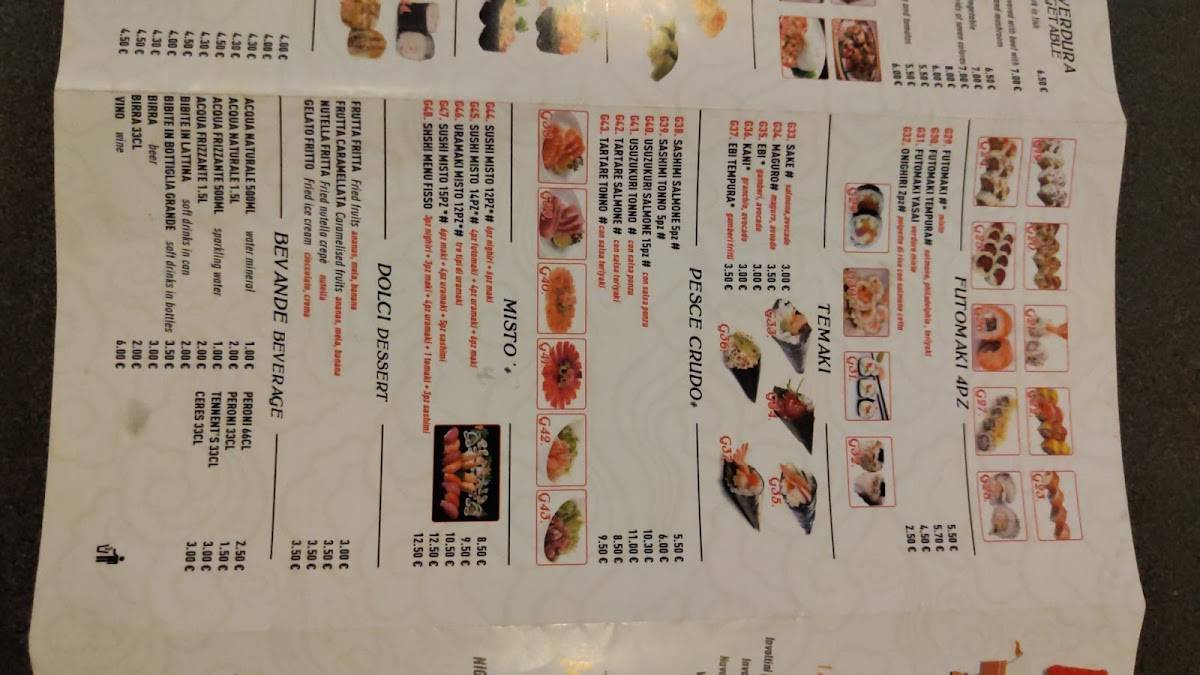 Menu di Kai Xiang Ristorante Cinese 