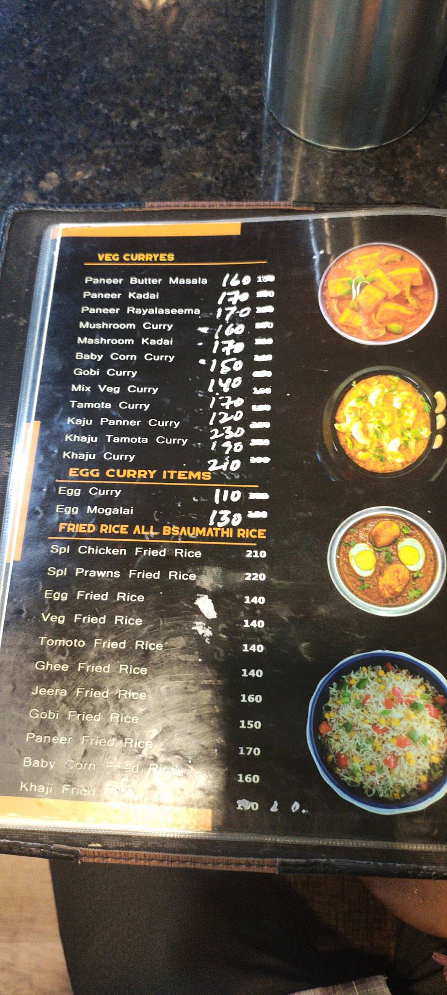 Kakatiya Foods menu