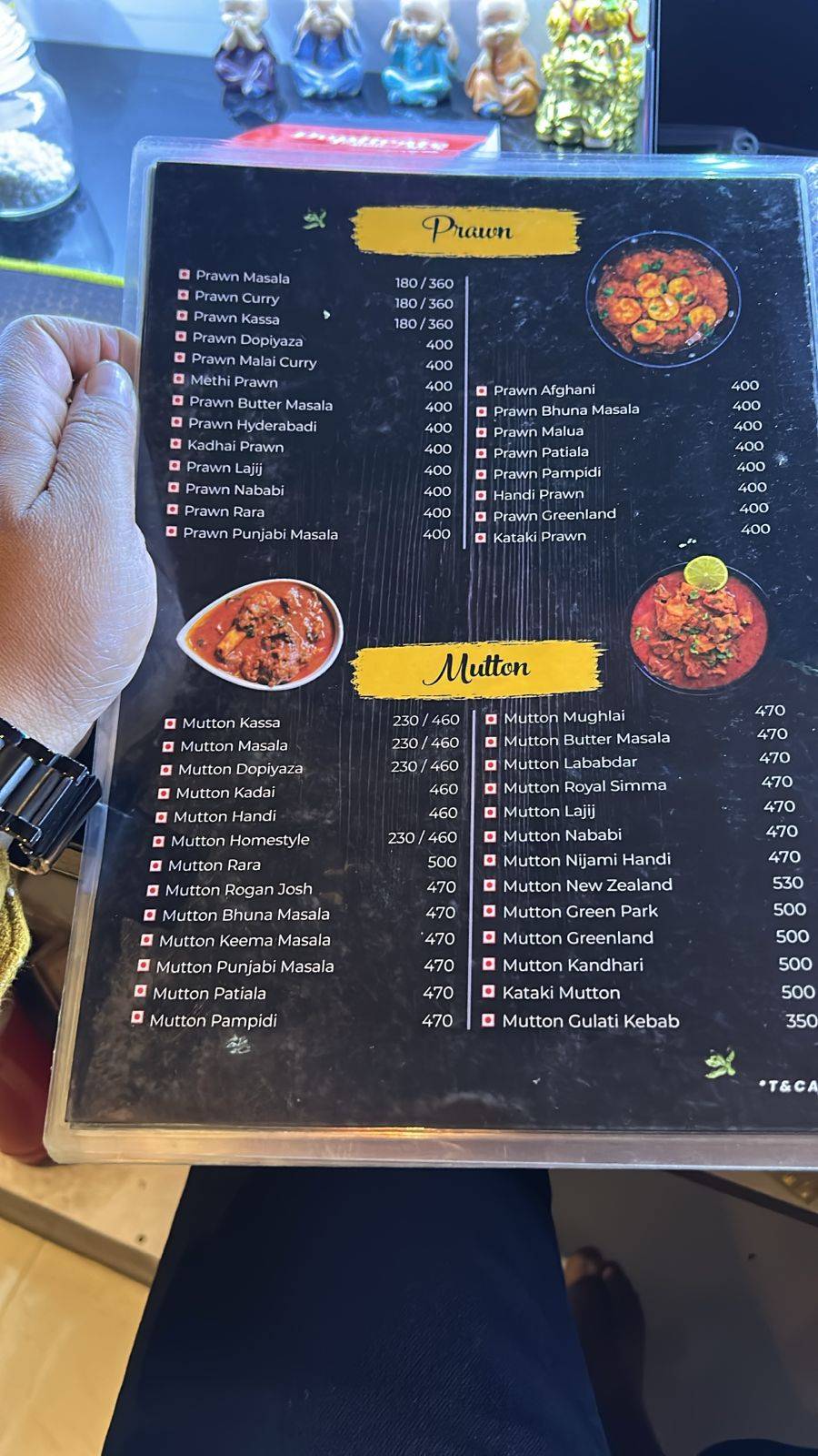 Kalyani Restaurant menu