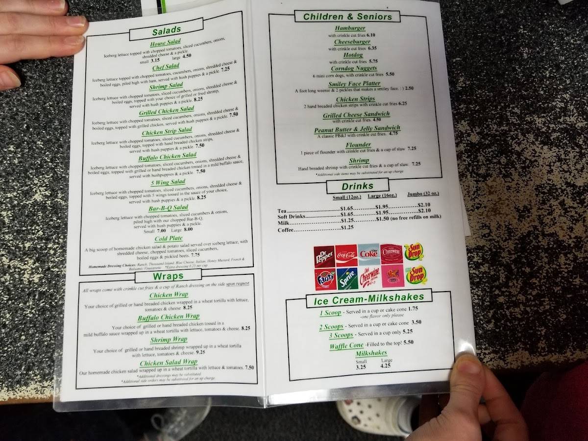 Menu at Field House BBQ, Kannapolis