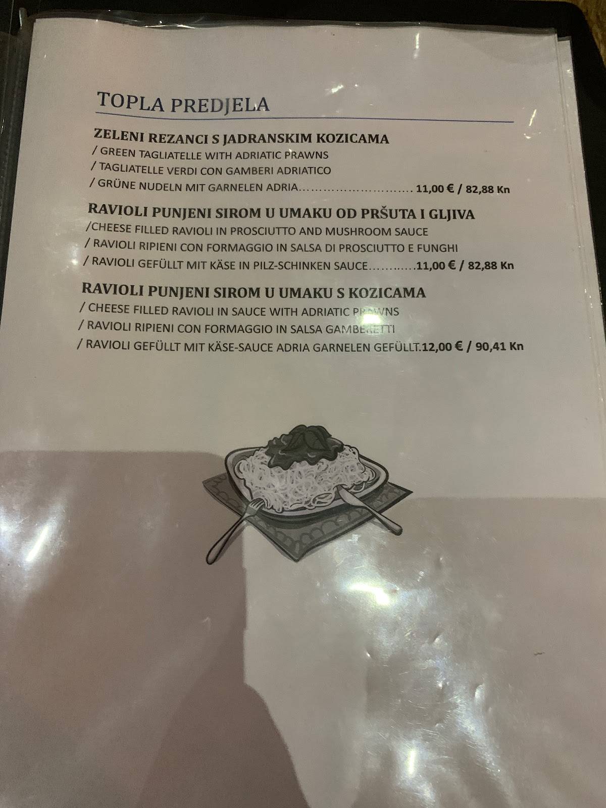 Menu di Restoran Bonaca 