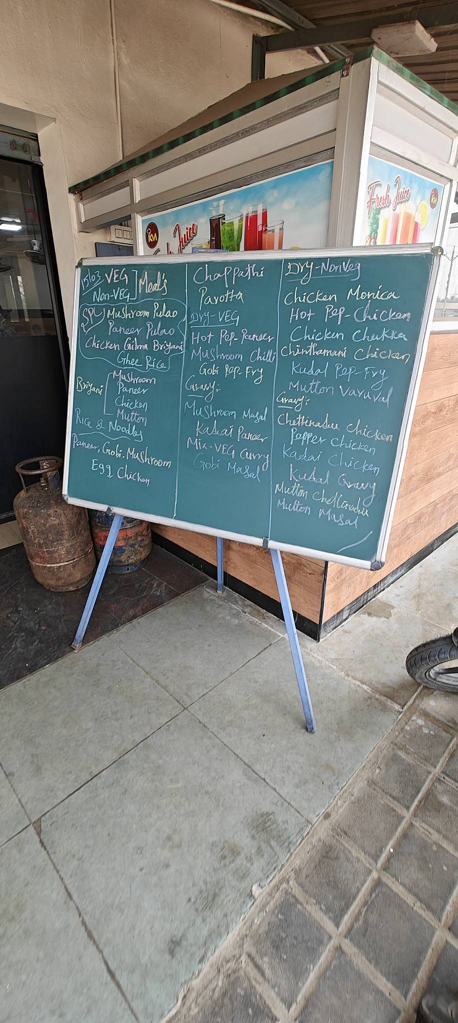 Keerthana Mess Veg and Non Veg & parcel service menu