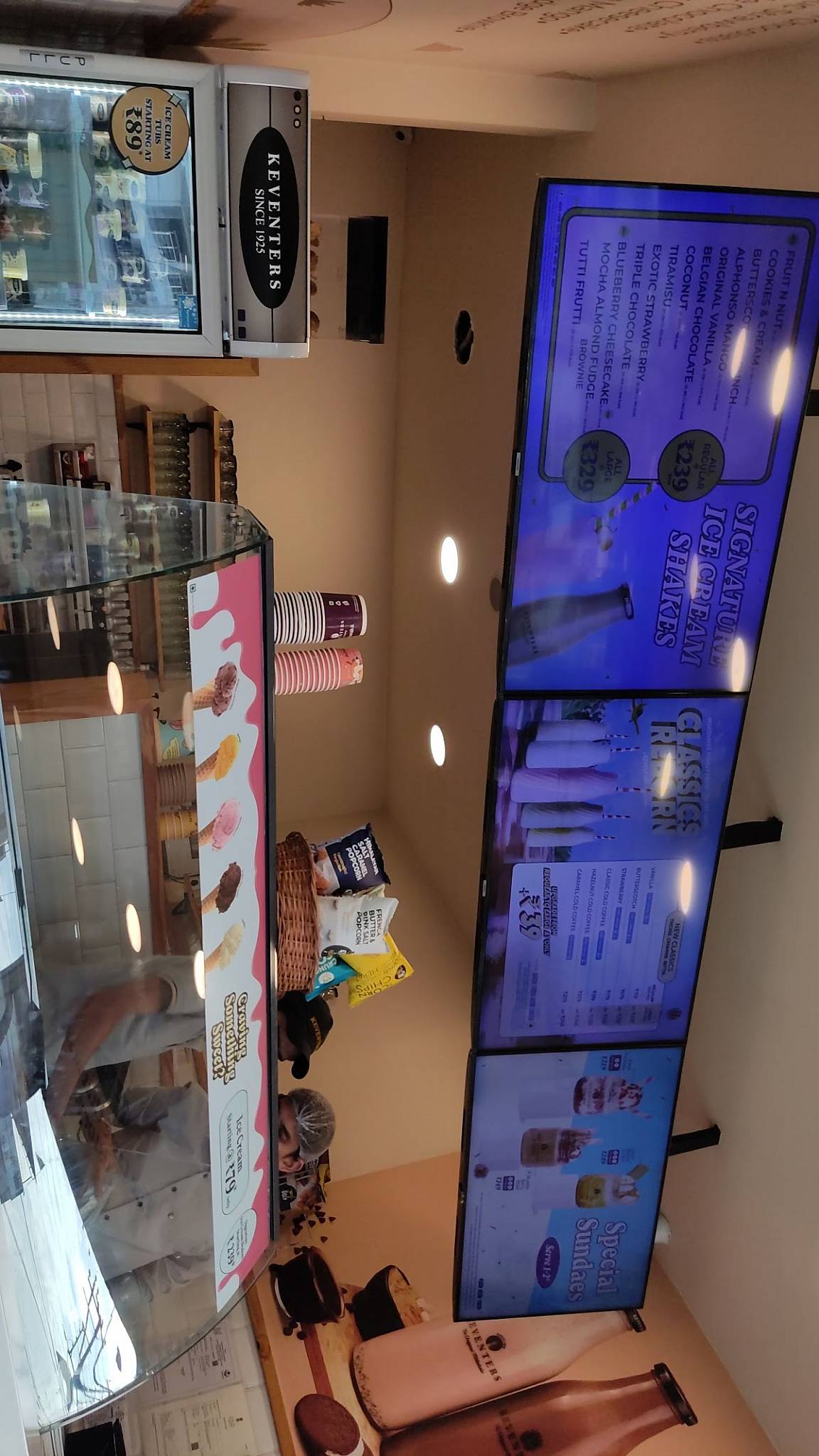 Keventers - Milkshakes, Ice Creams and Desserts menu