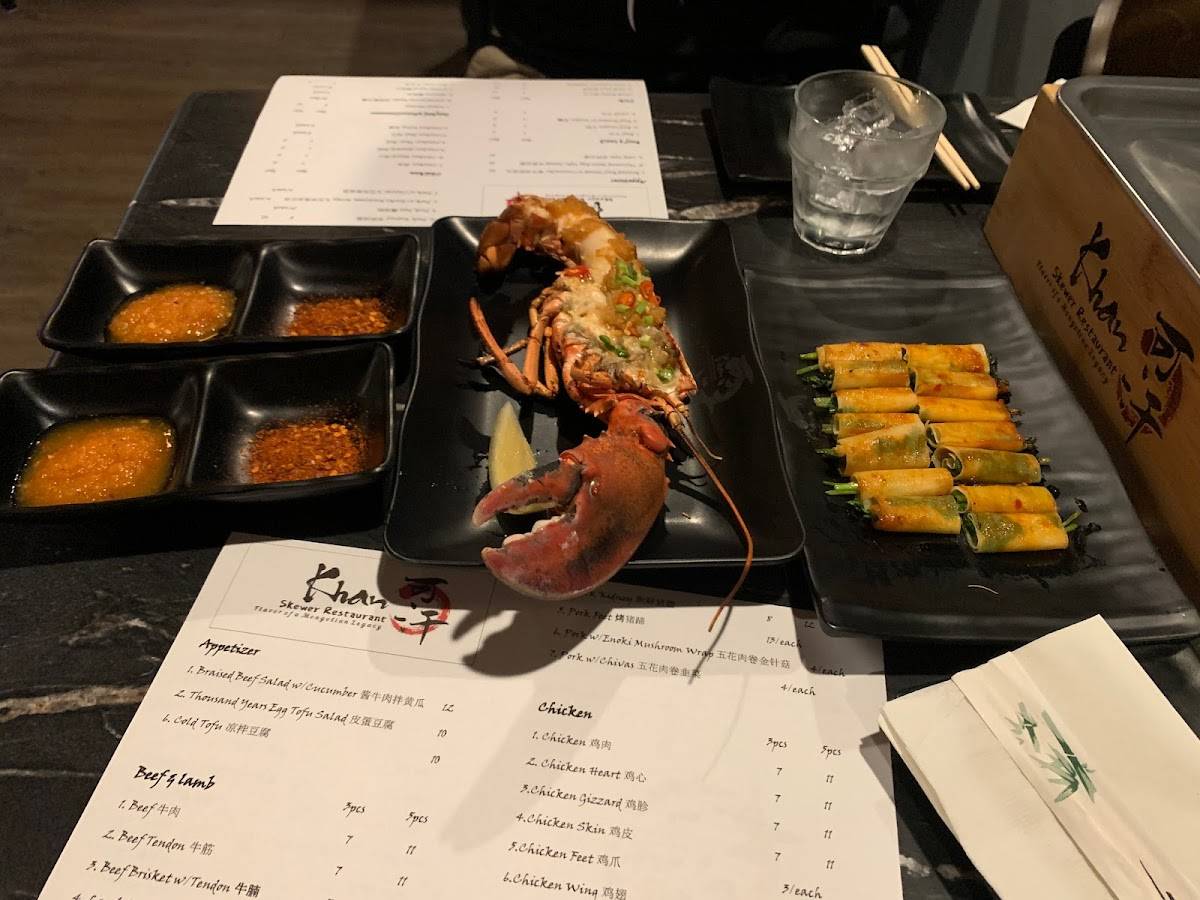 Menu at Khan Skewer Restaurant, Honolulu
