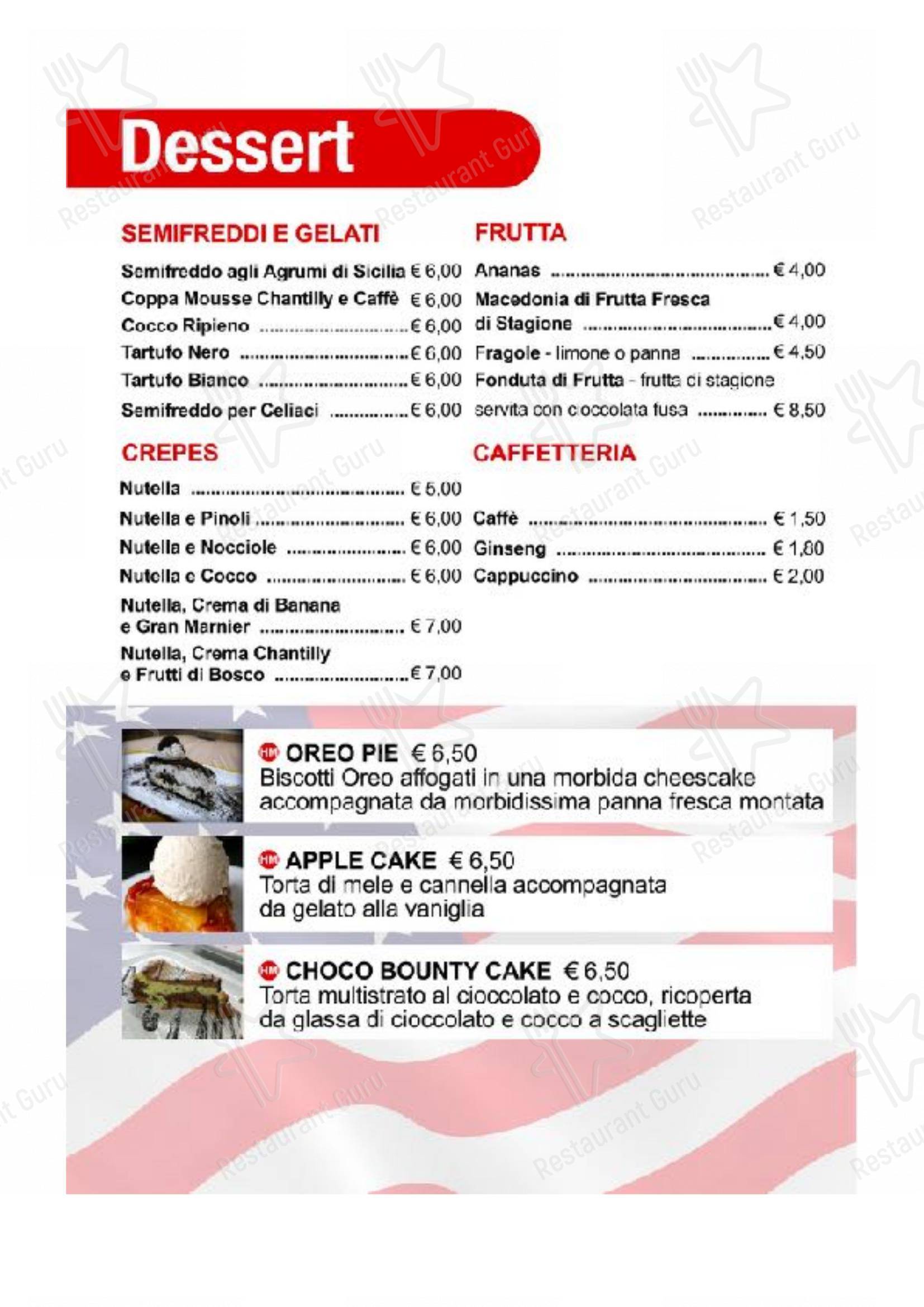 Menu per Kill Joy pub & bar