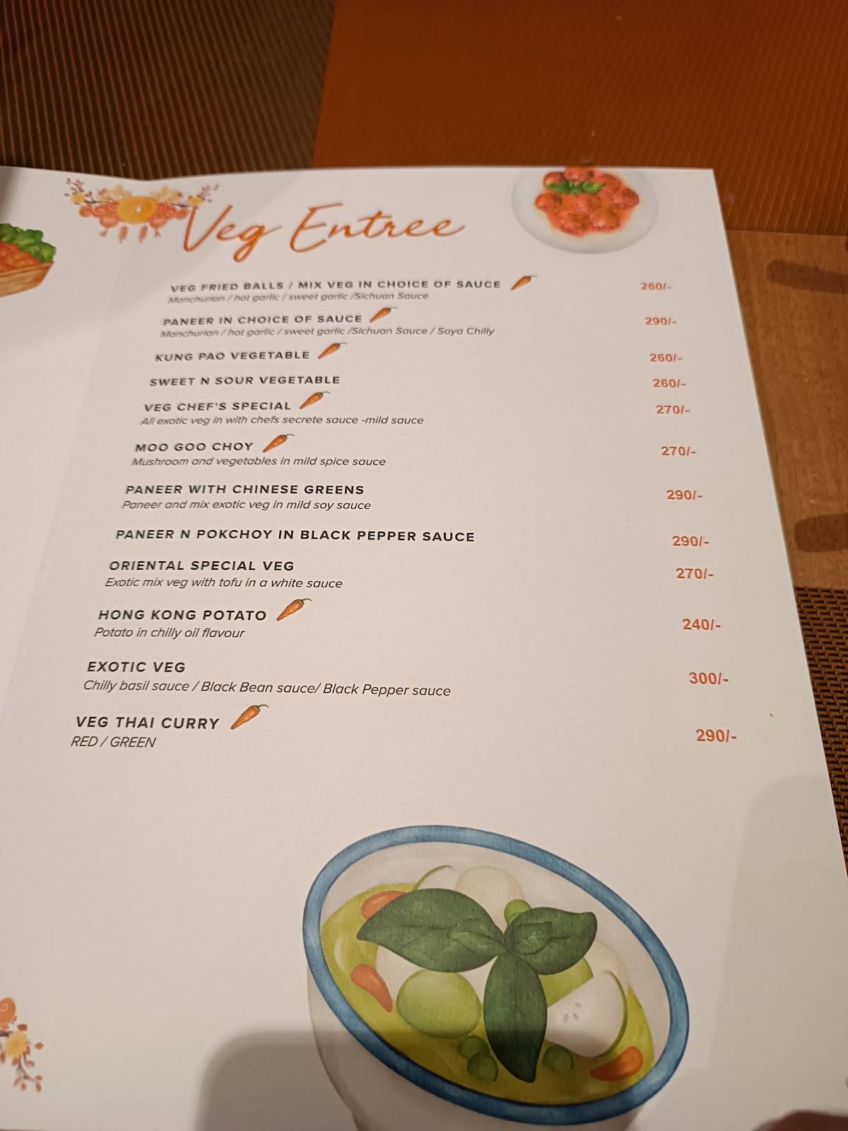 Kimling Chinese Restaurant menu