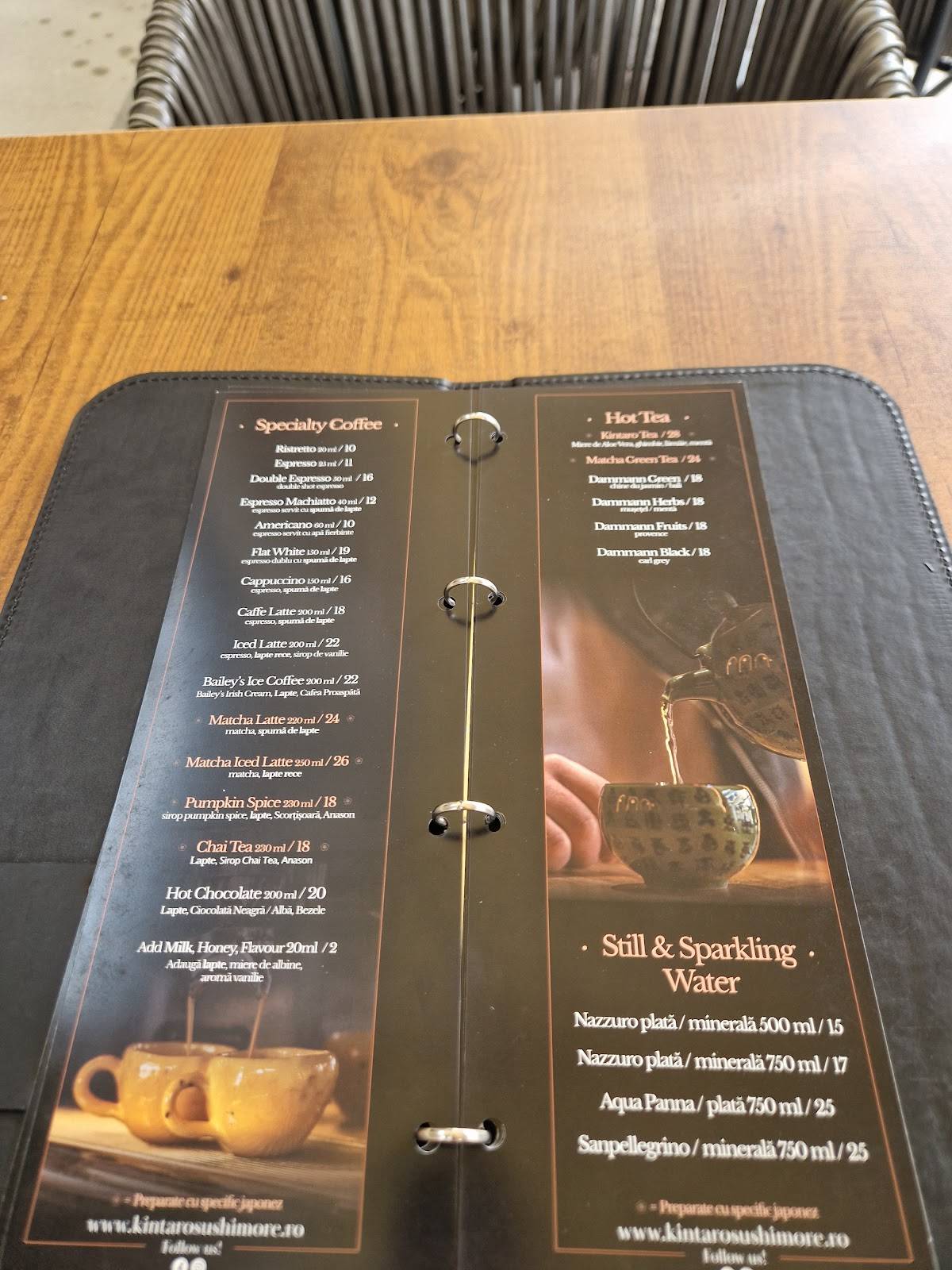 Menu de Kintaro sushi & more