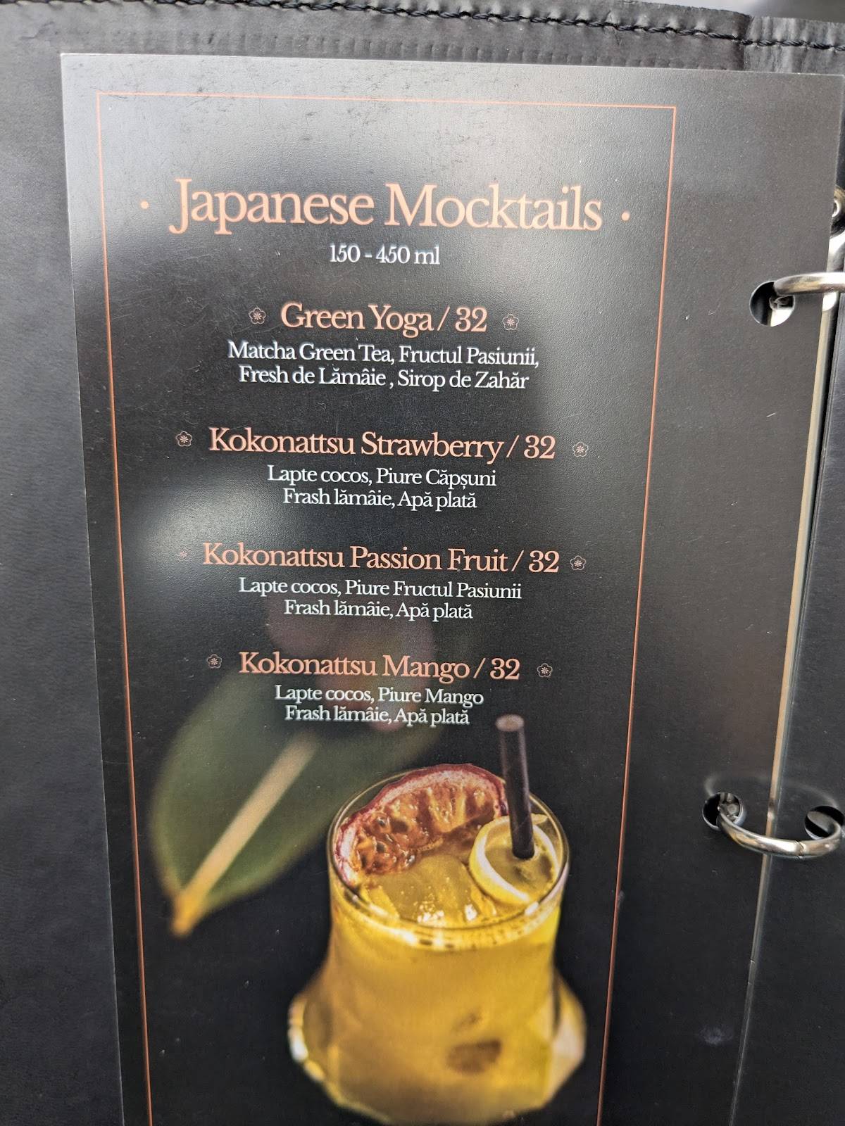 Menu de Kintaro sushi & more