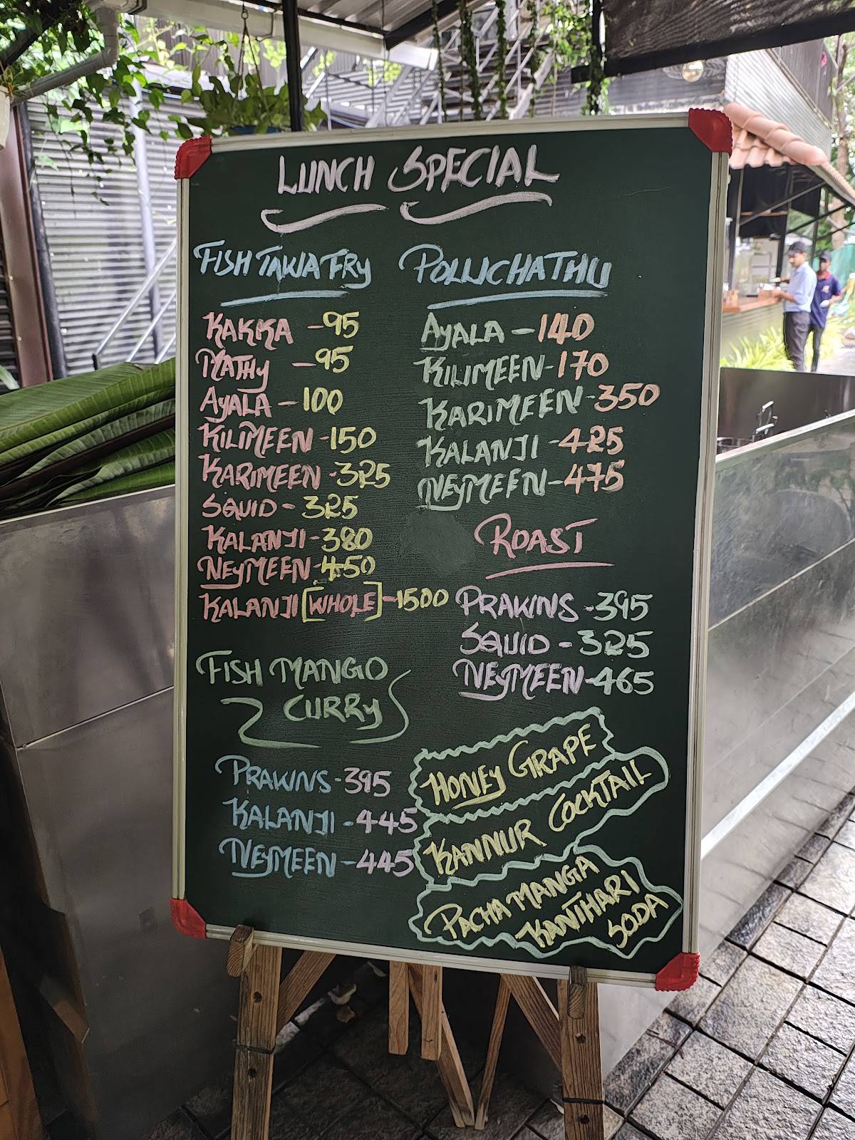 Let's Dine River view - Seafood Restaurant menu