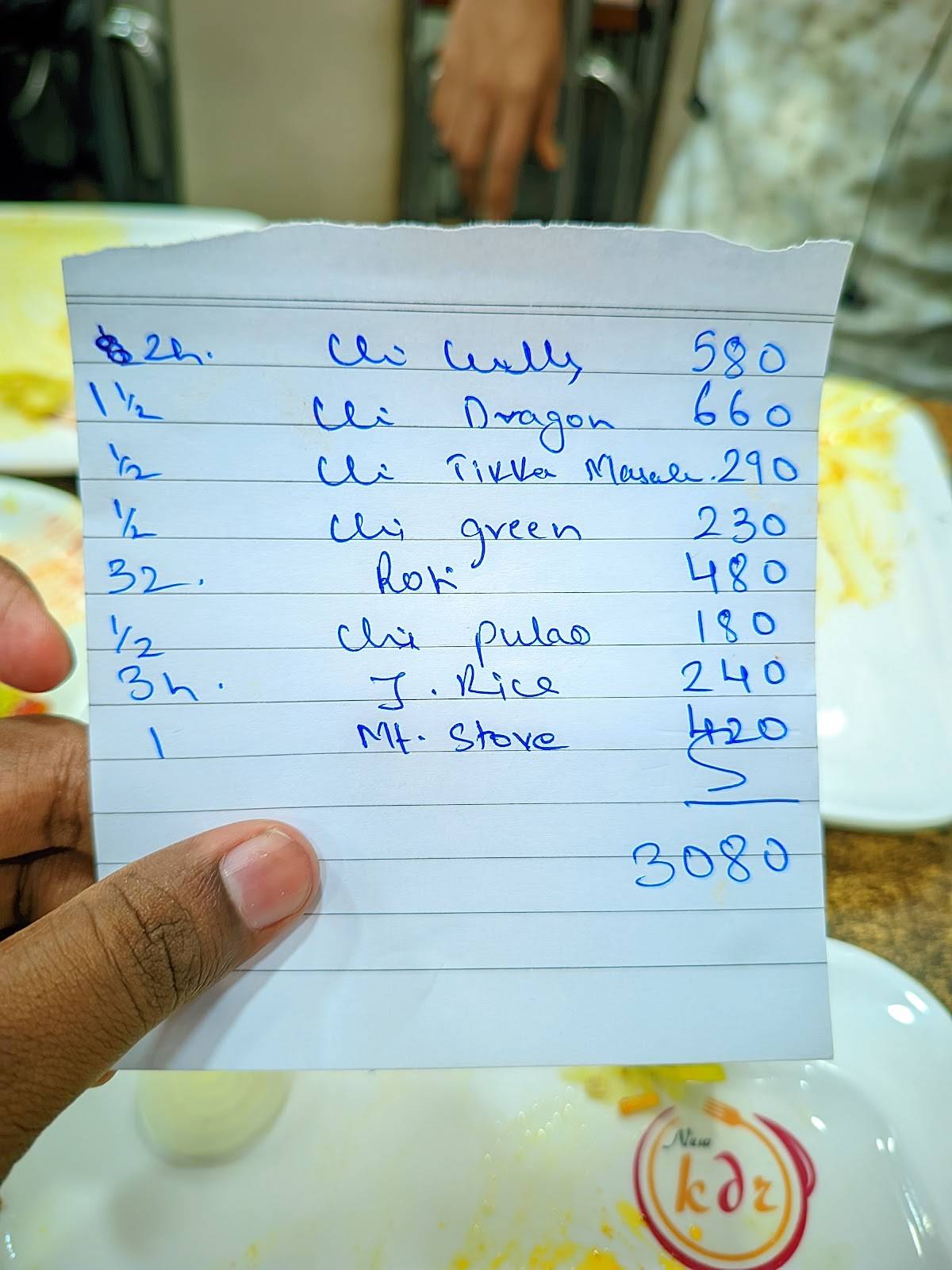 Kokani Darbar Restaurant menu