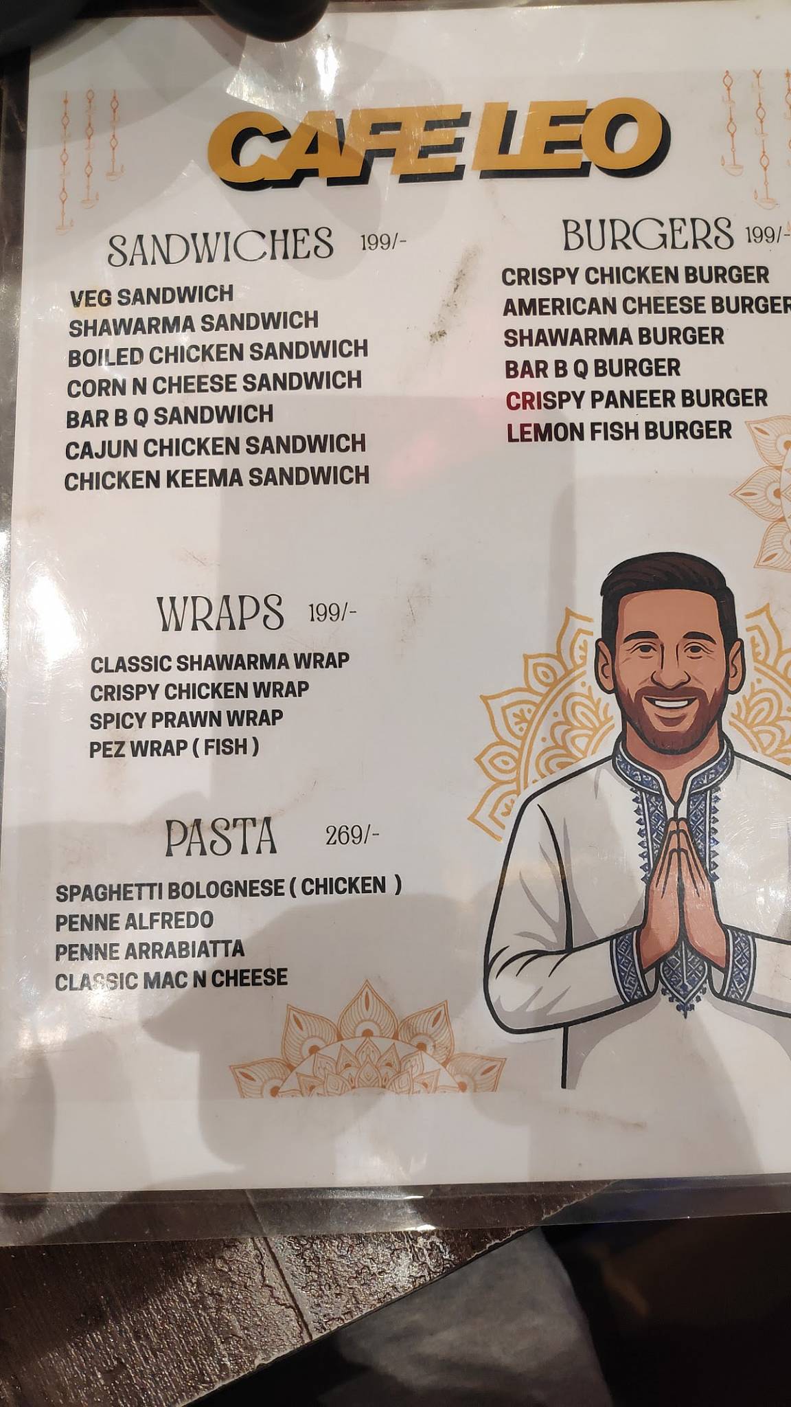 CAFE LEO menu