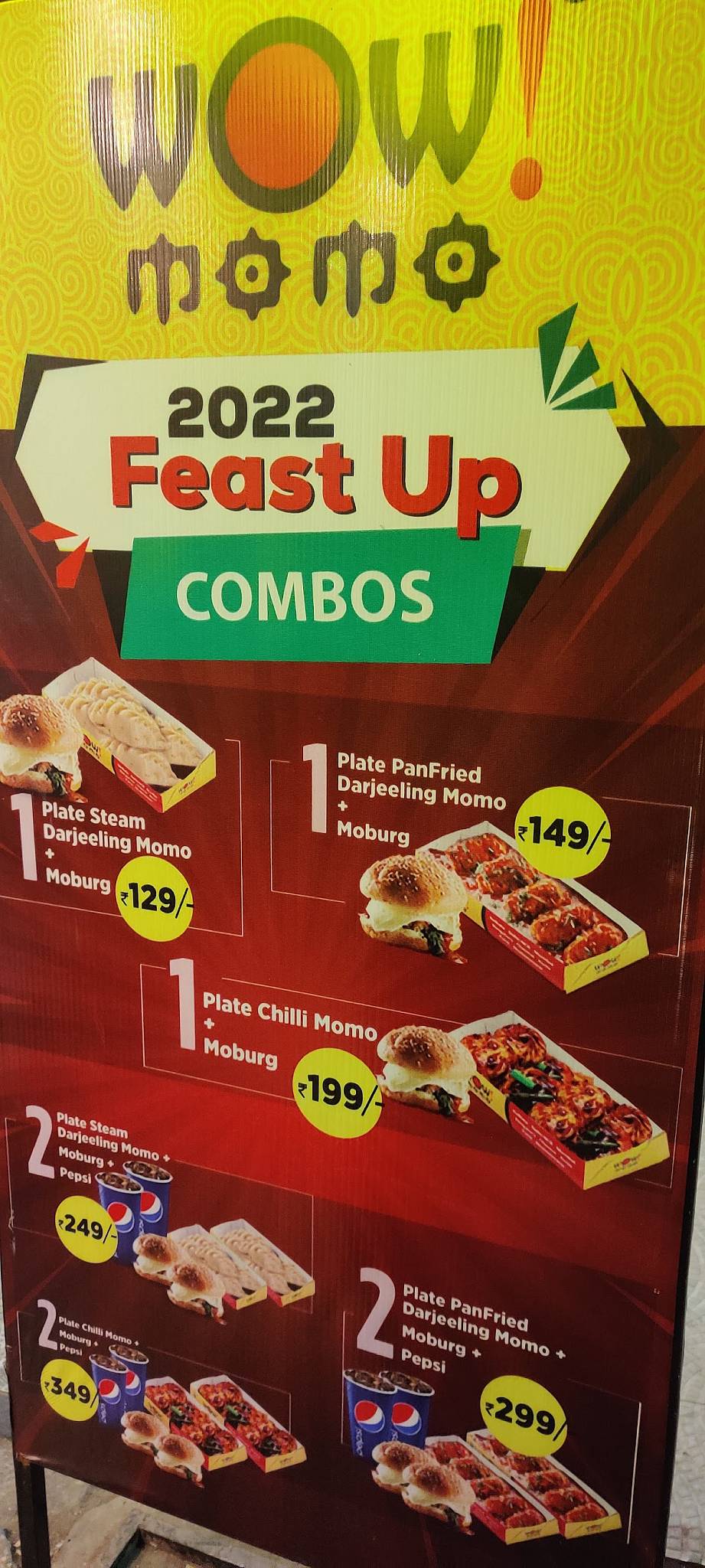 Wow! Momo menu