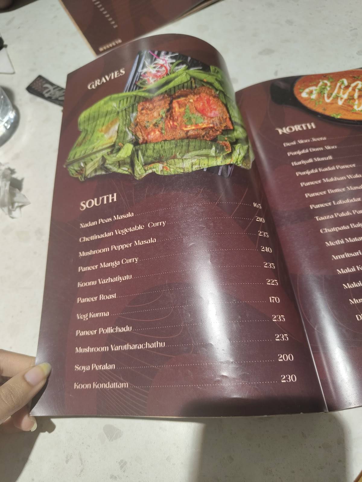 ULSAVAM RESTAURANT menu
