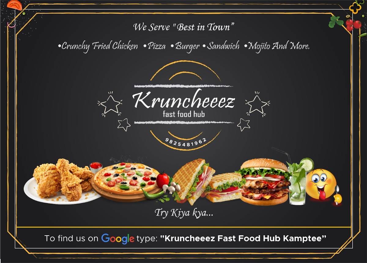 Kruncheeez Fast Food Hub menu