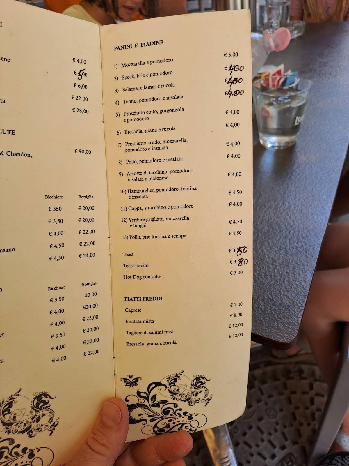 Menu di L&G Bar 