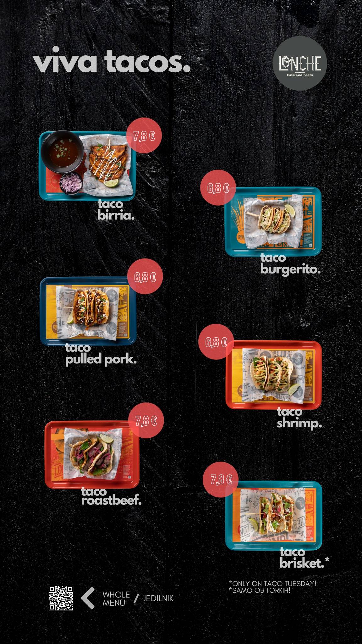 Menu di LONCHE Street Diner 