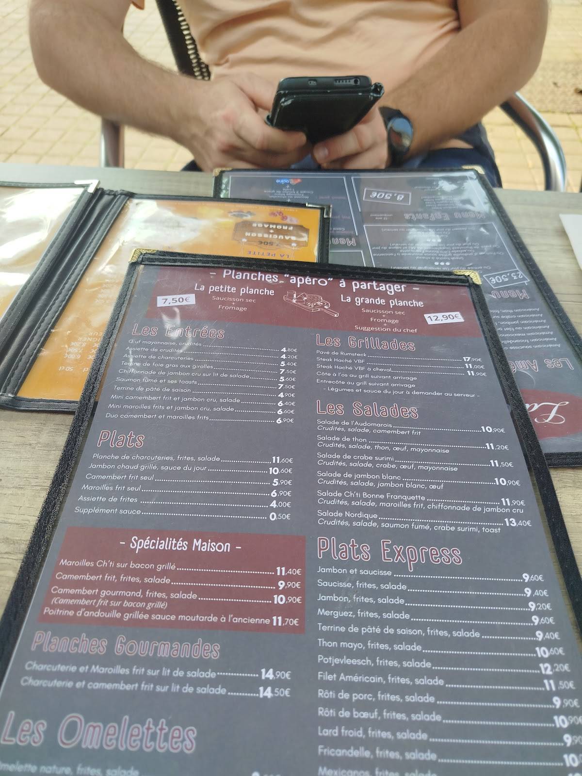 Menu de La BF