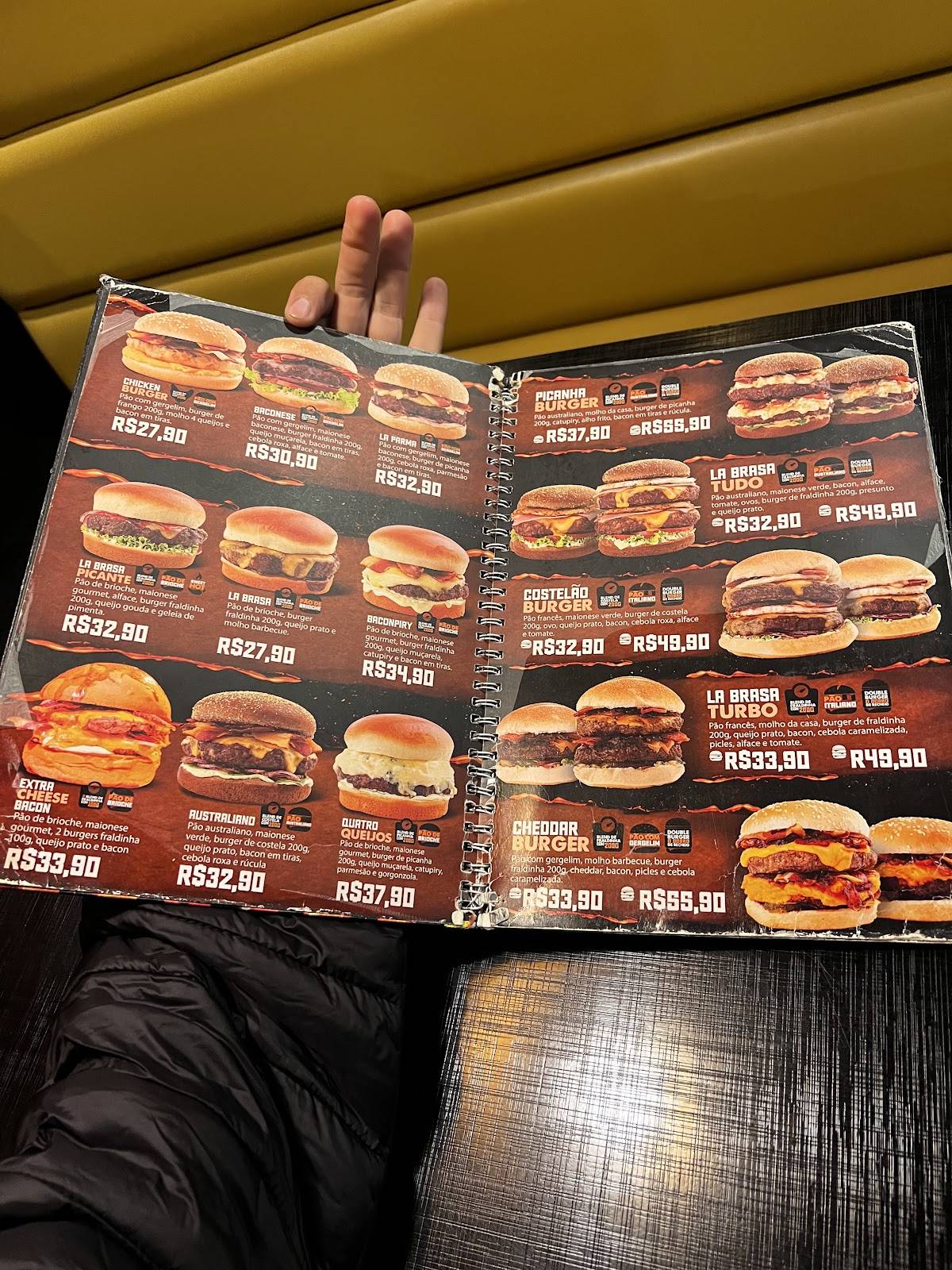 La Brasa Burger Cascavel cardápio