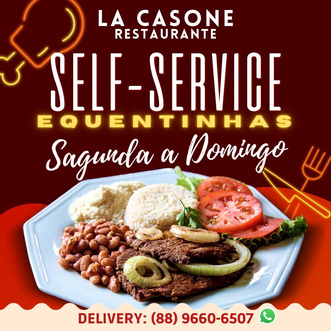 La Casone Restaurante ✅ Em Limoeiro do Norte. cardápio