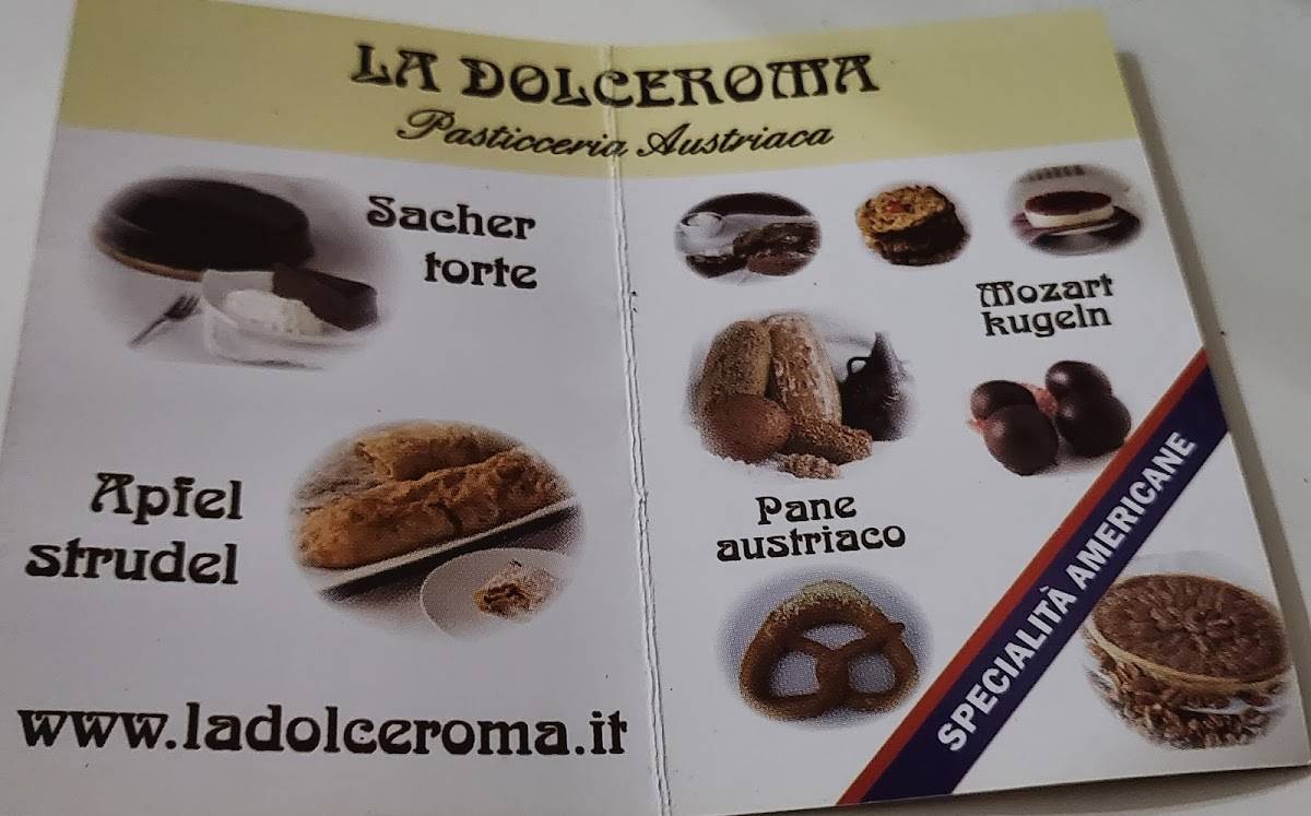 Menu di La Dolceroma 