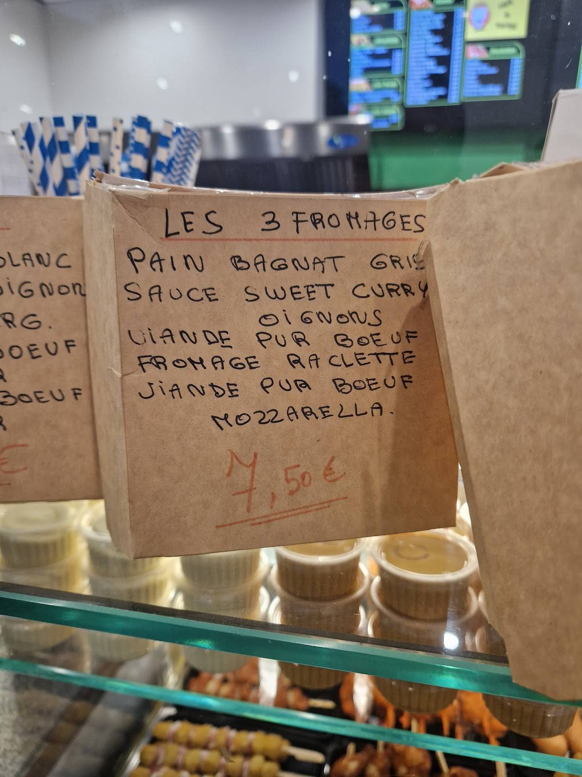 Menu de La Friterie du Rond-Point