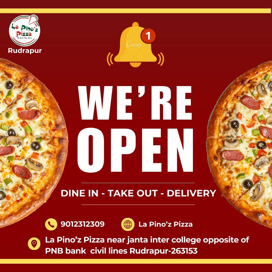 La Pinoz Pizza, Rudrapur menu