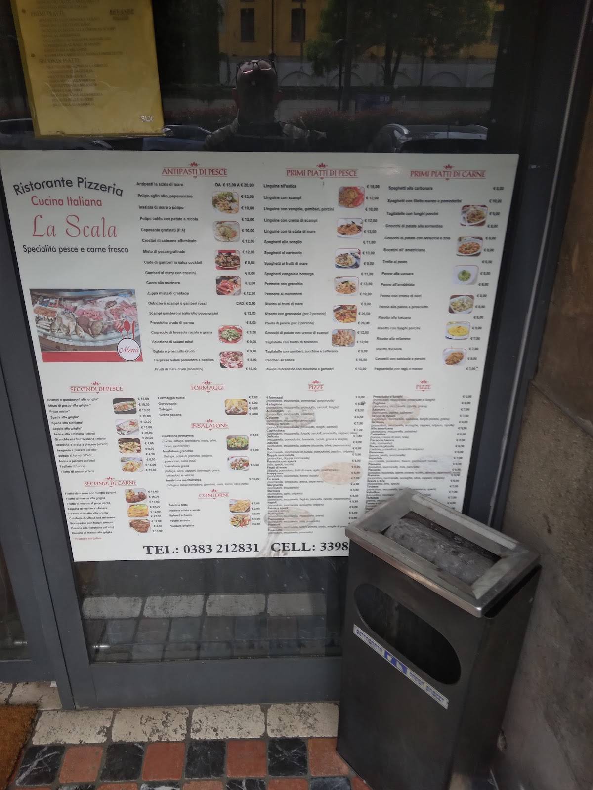 Menu di La Scala 