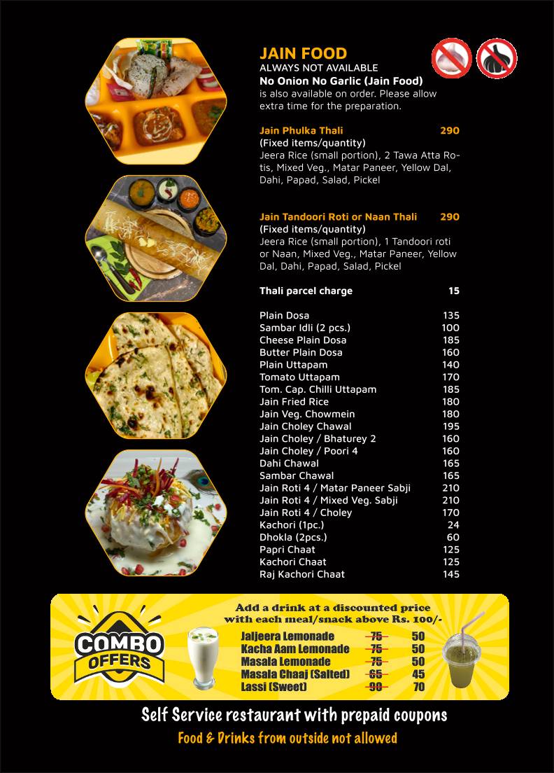 Laddoo Gopal - Salugara menu