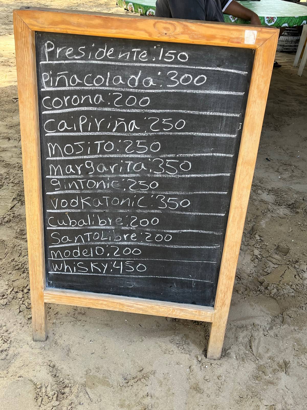 Menu at Restaurant Luis in Coson, Las Terrenas